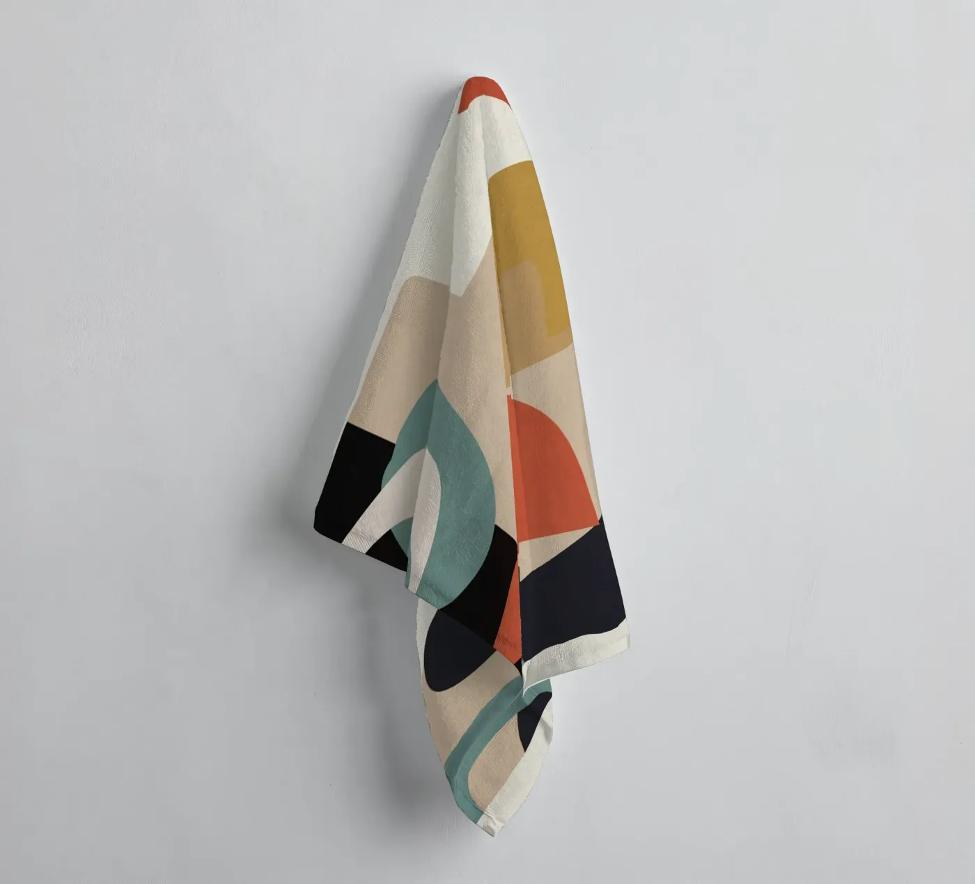 Abstract Composition serviette de bain de M.A.Z.U.N.