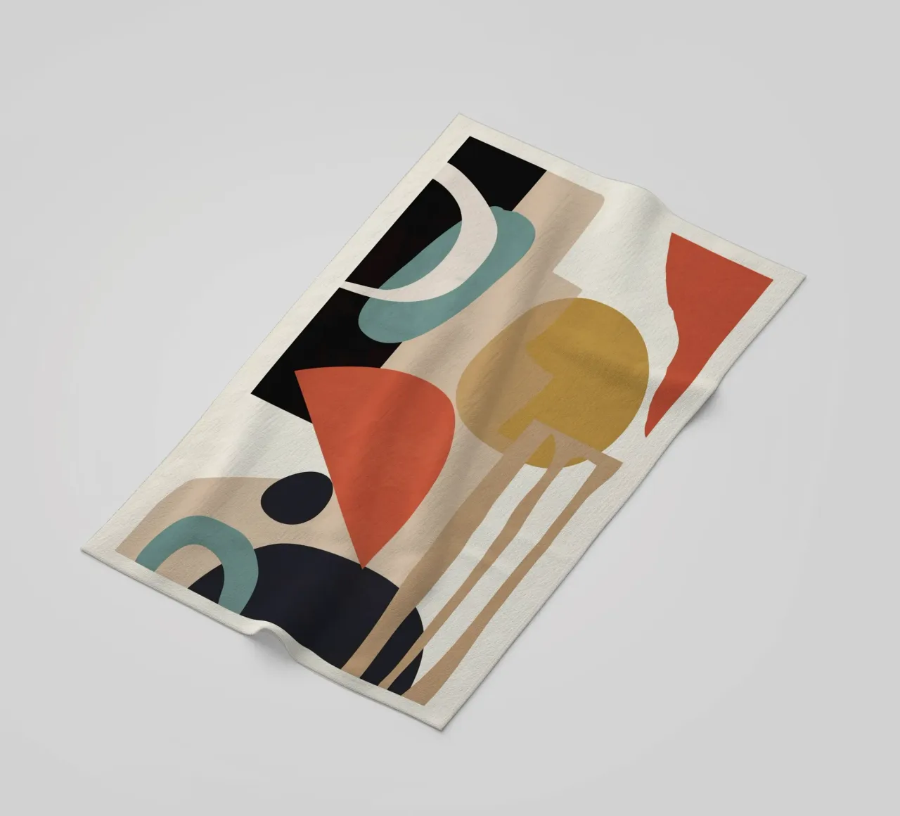 Composizione astratta telo mare da M.A.Z.U.N.