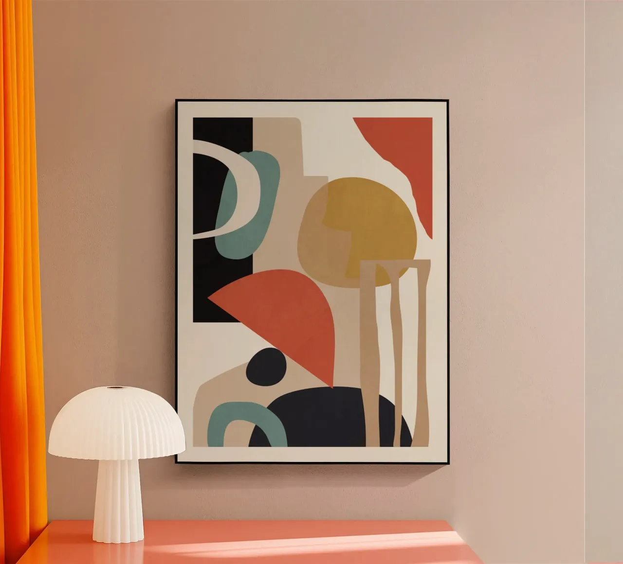 Composition abstraite plexiglas de M.A.Z.U.N.