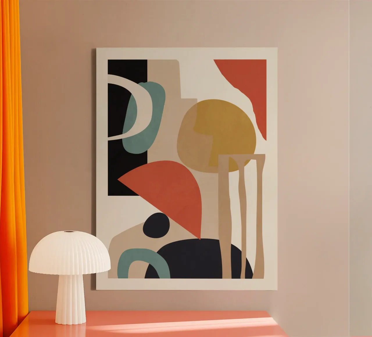 Abstract Composition canvas by M.A.Z.U.N.