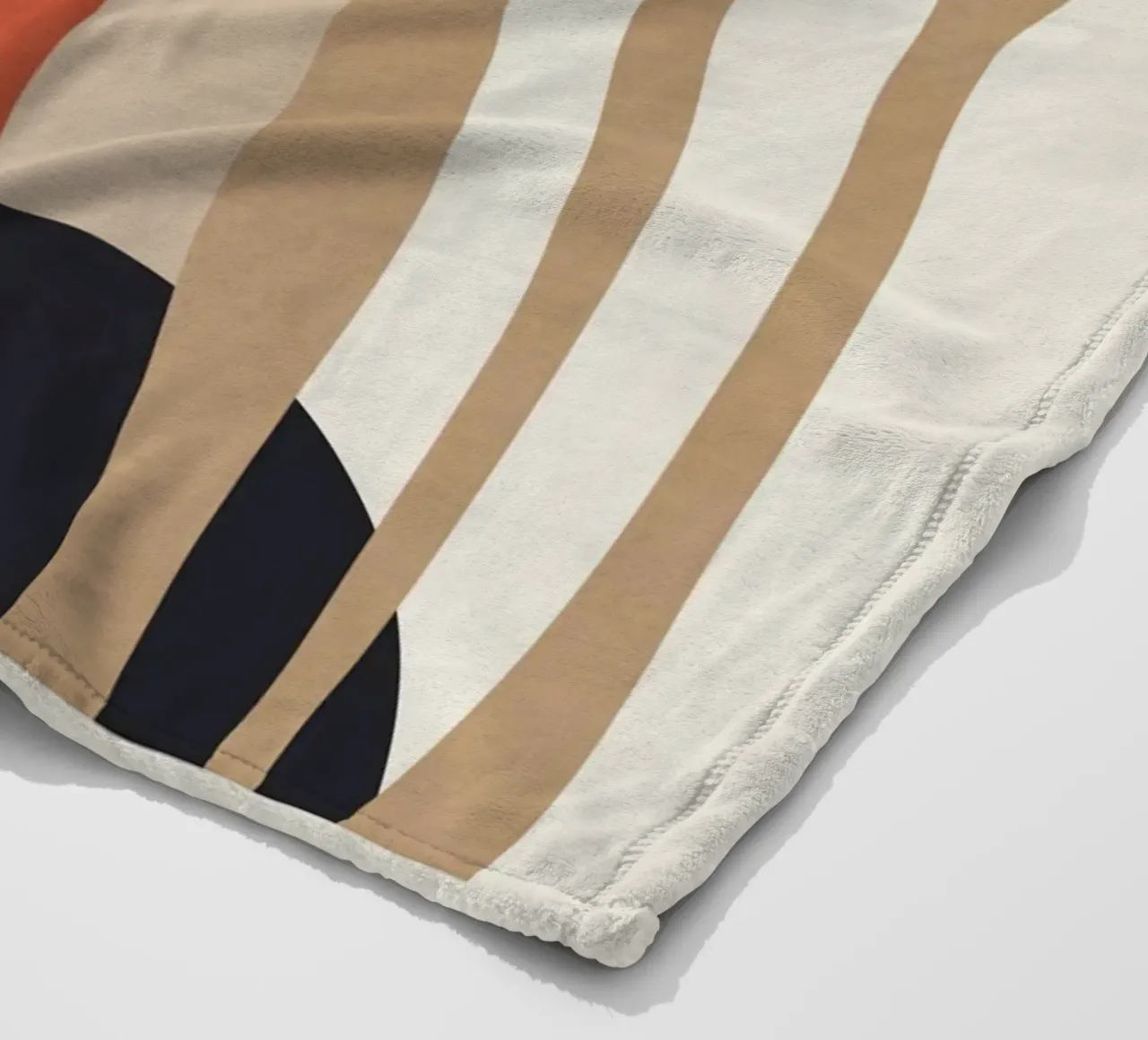 Abstract Composition fleece blanket by M.A.Z.U.N.