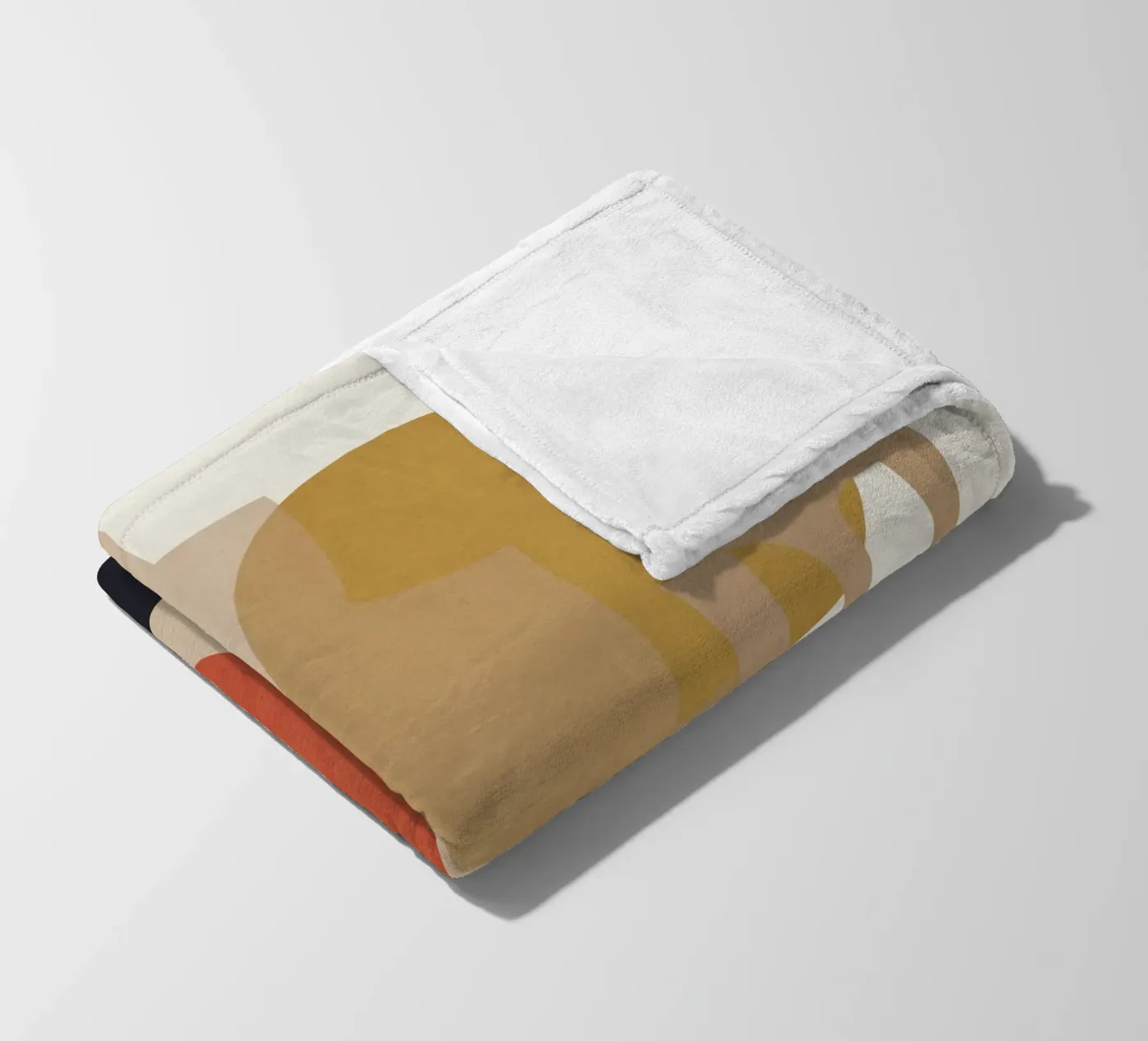 Composition abstraite plaid polaire de M.A.Z.U.N.