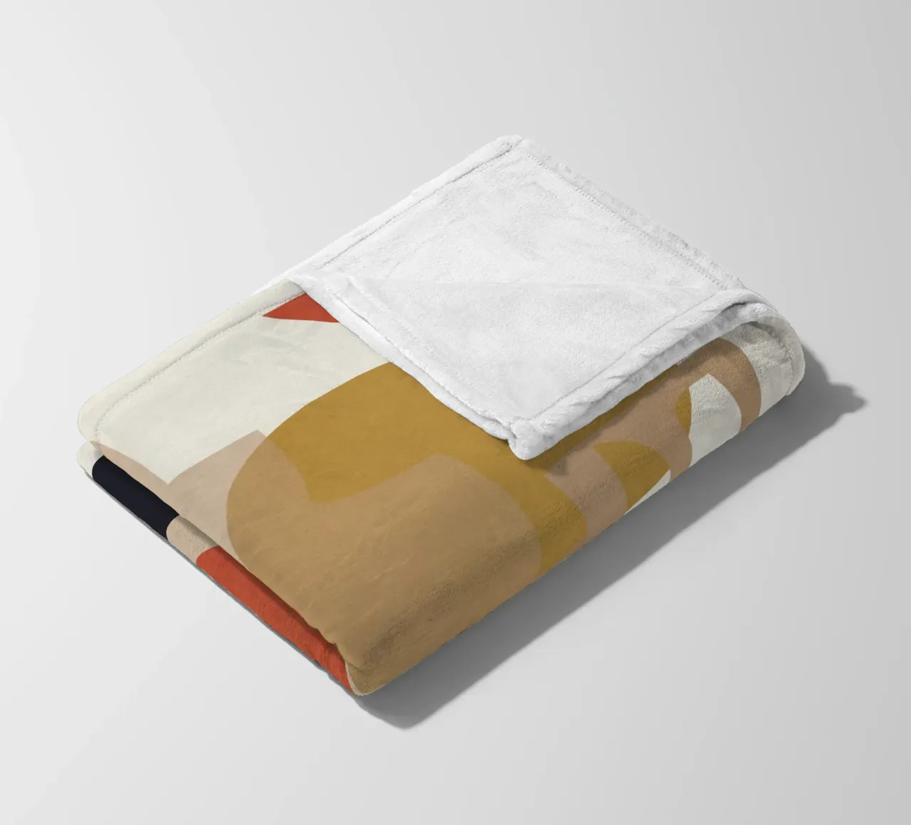 Abstract Composition fleece blanket by M.A.Z.U.N.