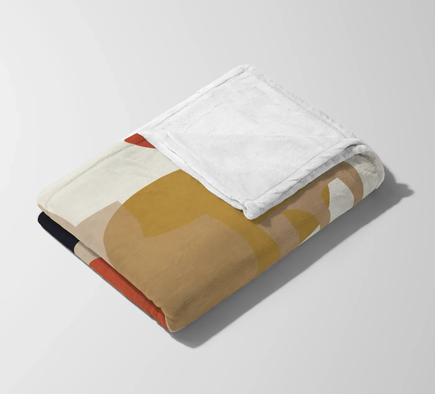 Composition abstraite plaid polaire de M.A.Z.U.N.