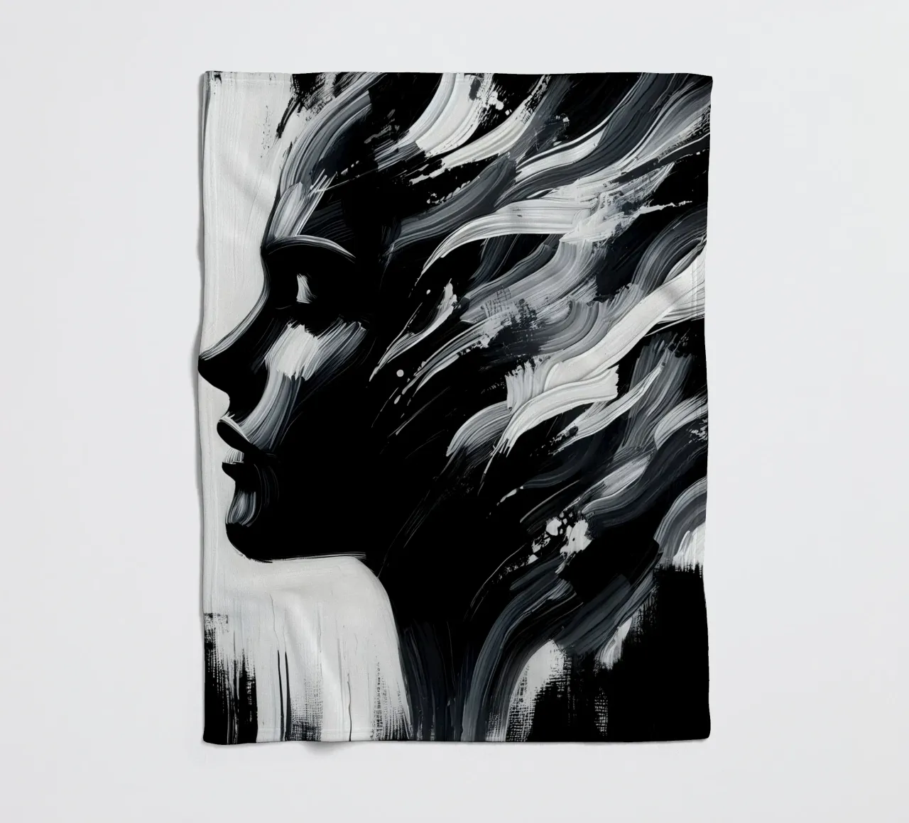 CONTENTMENT Fleecedecke von ARTOMATIC