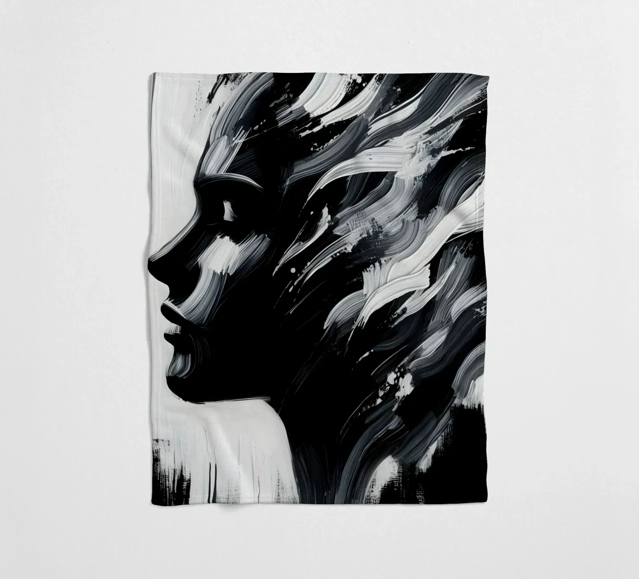 CONTENTMENT Fleecedecke von ARTOMATIC