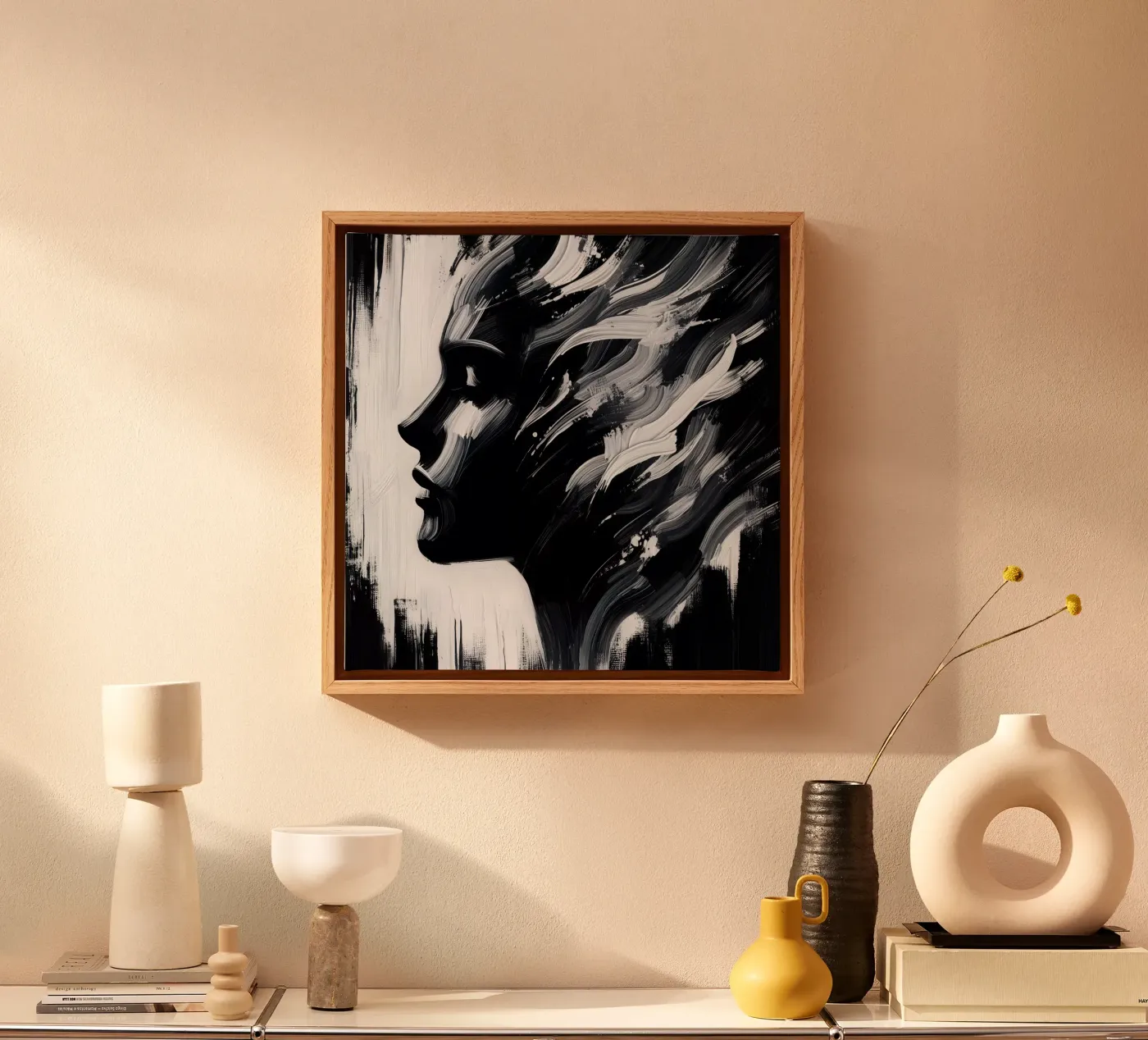 CONTENTMENT canvas by ARTOMATIC