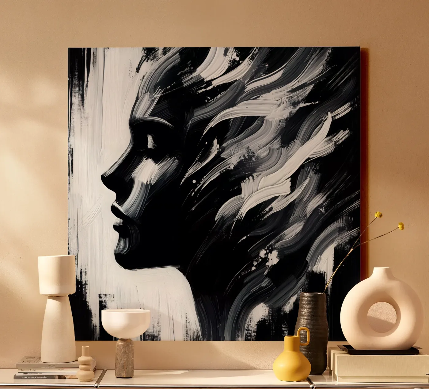 CONTENTMENT canvas by ARTOMATIC