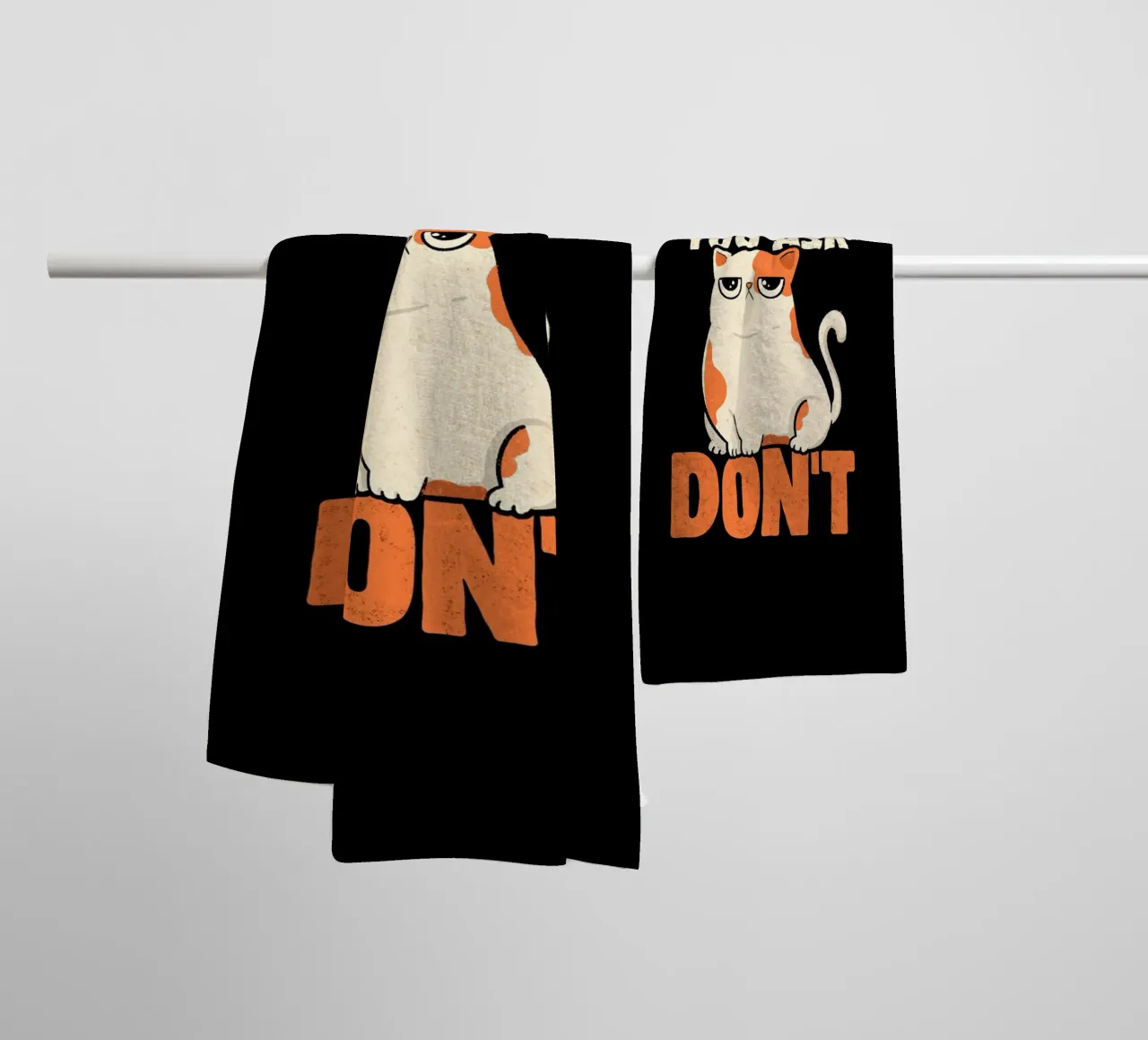 Before You Ask Don't copy towel by Tobe Fonseca