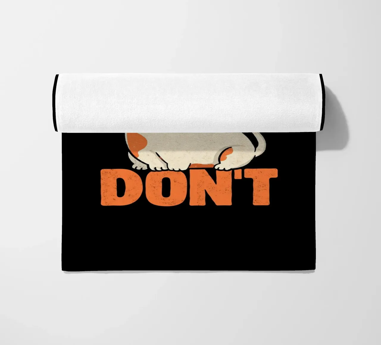 Before You Ask Don't copy beach towel by Tobe Fonseca