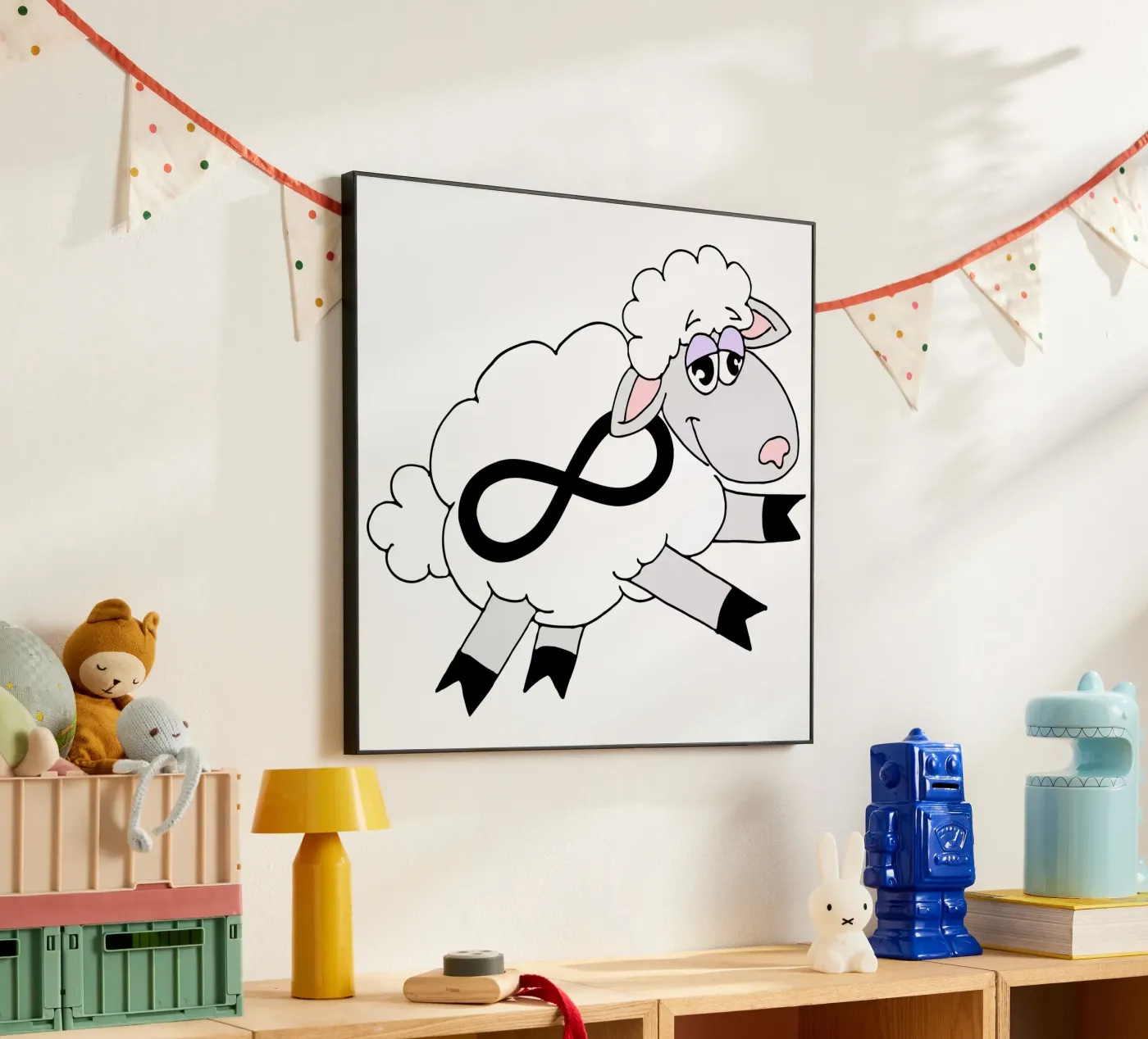 Infinity Counting Sheep forex plate by sillyindustries