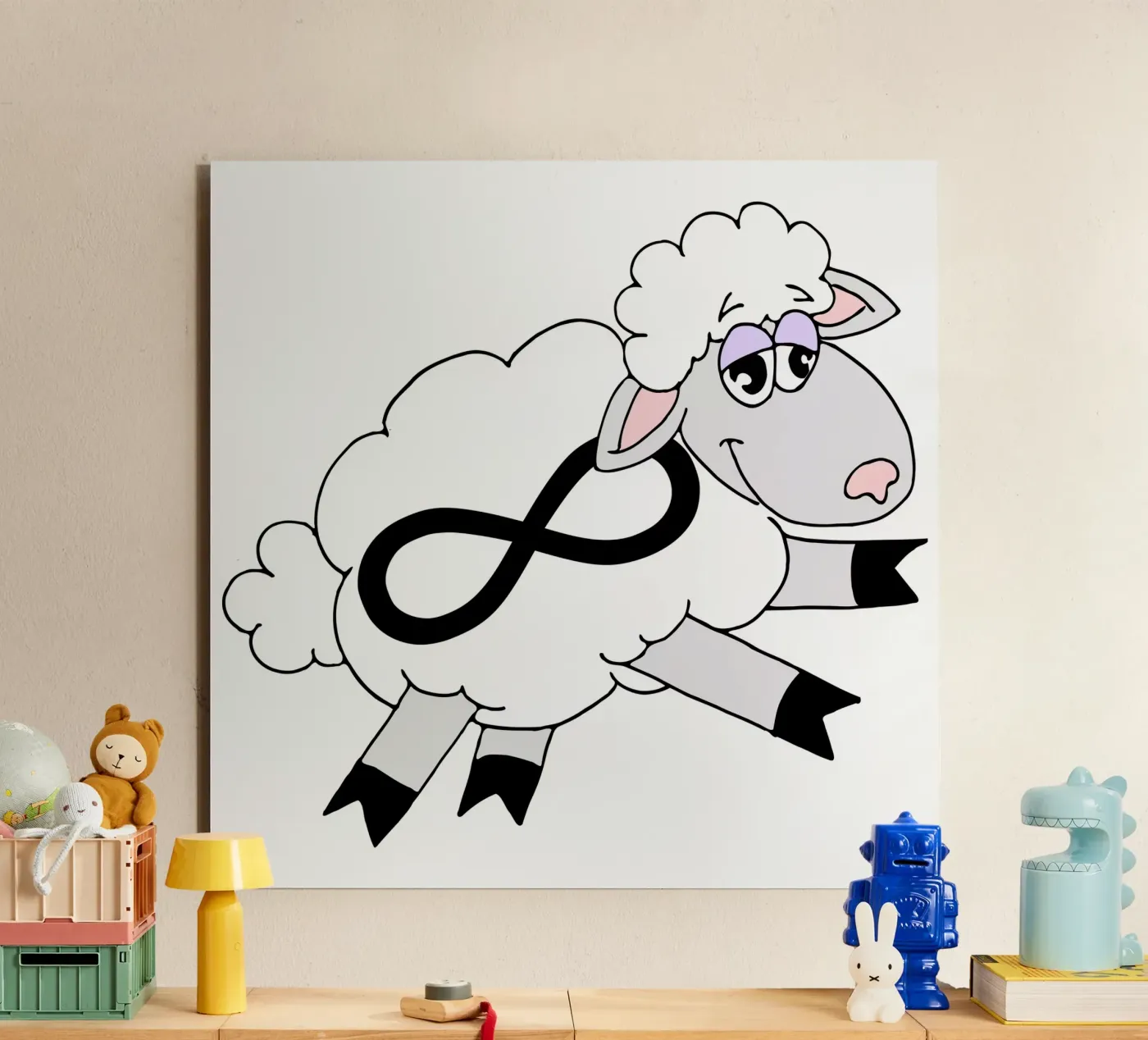 Infinity Counting Sheep forex plate by sillyindustries