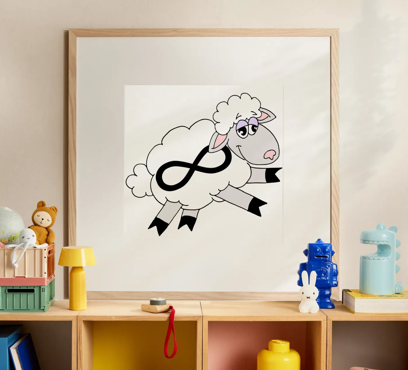 Infinity Counting Sheep poster by sillyindustries