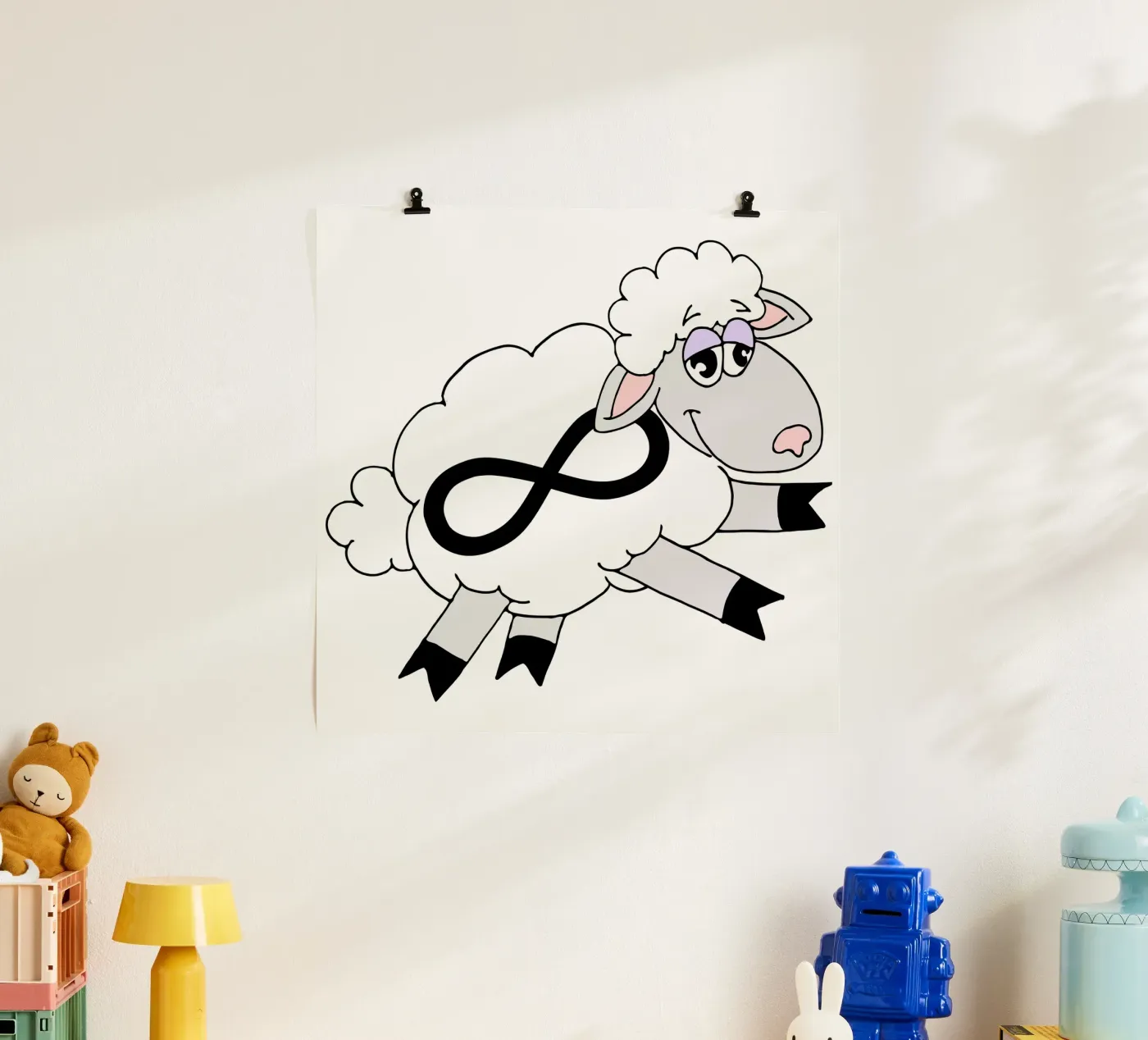 Infinity Counting Sheep poster by sillyindustries