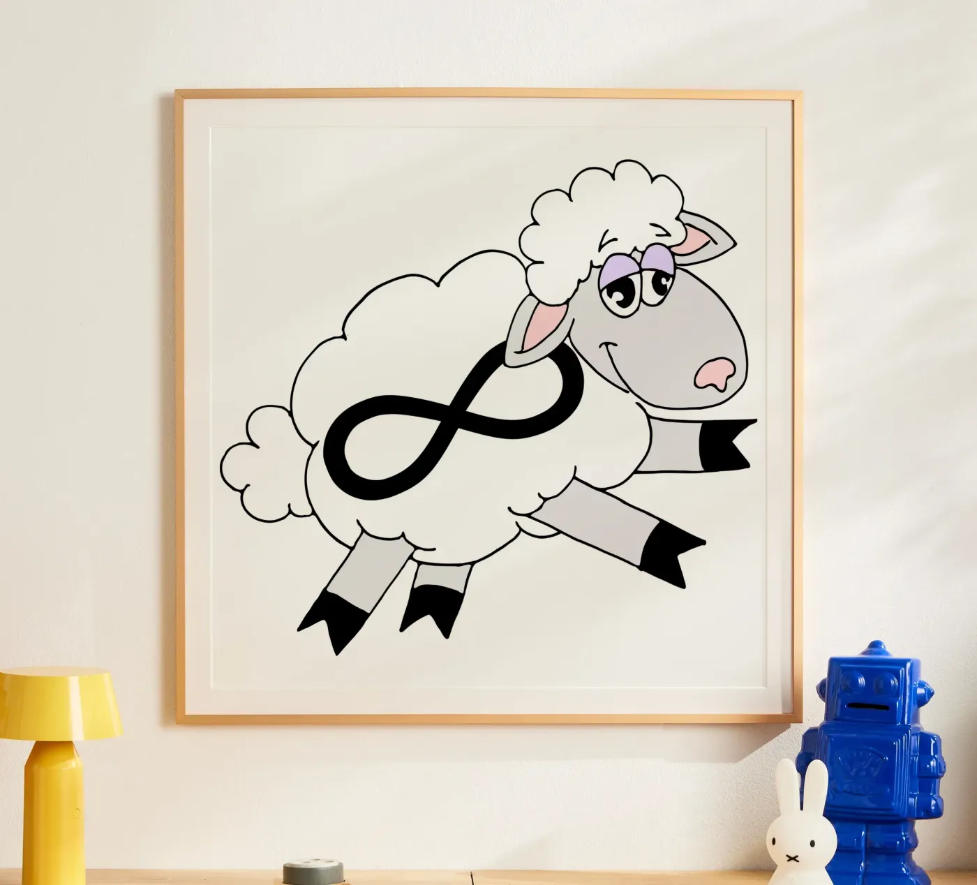 Infinity Counting Sheep poster by sillyindustries