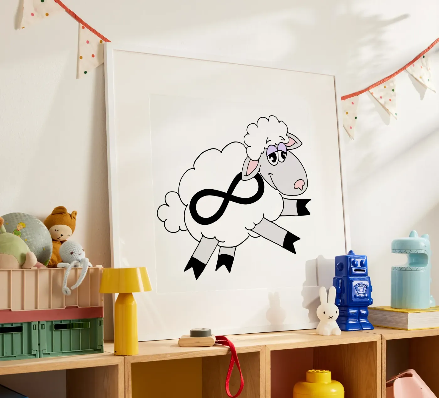Infinity Counting Sheep poster by sillyindustries
