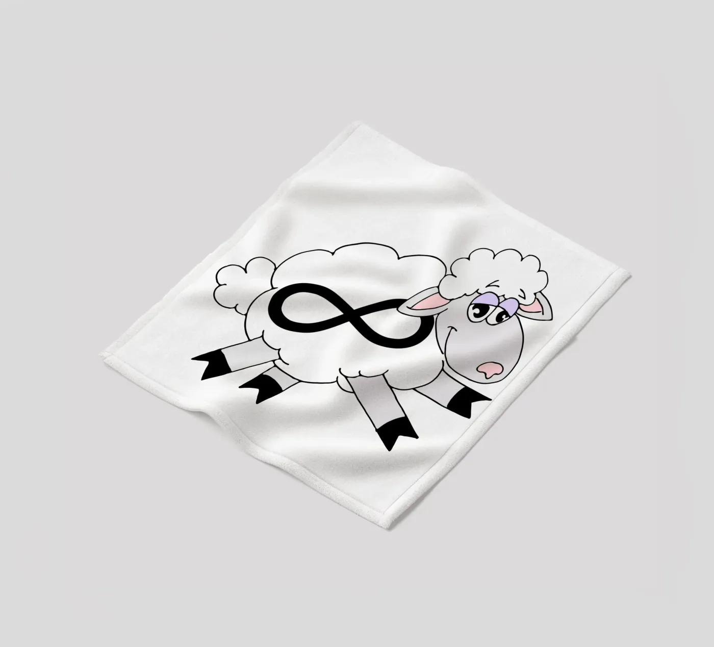 Infinity Counting Sheep fleece blanket by sillyindustries