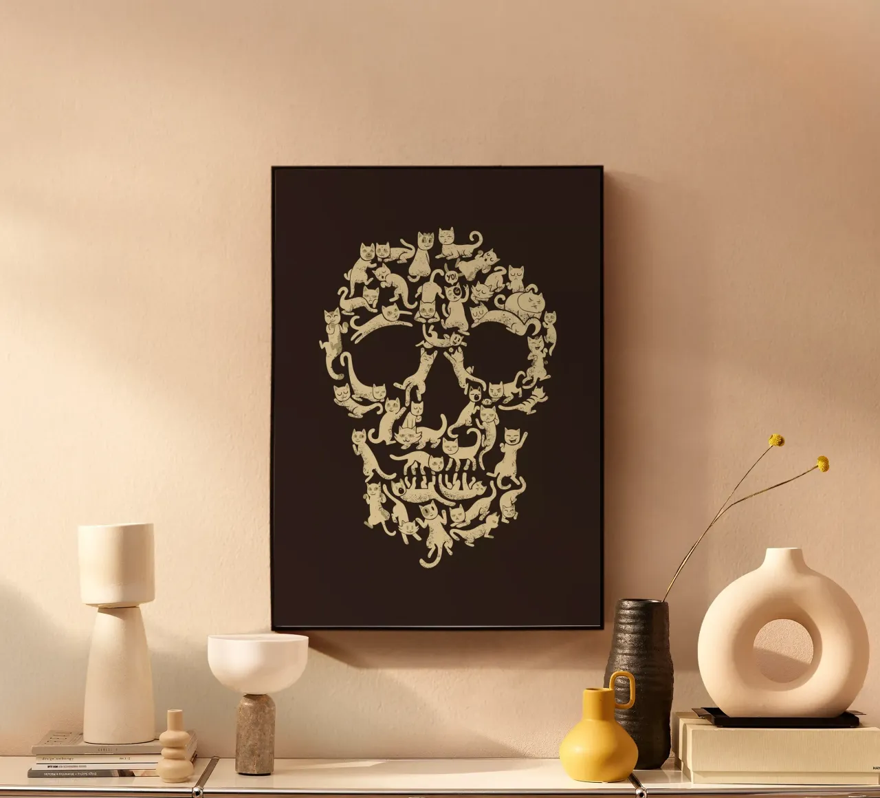 CatSkull plexiglass da Tobe Fonseca