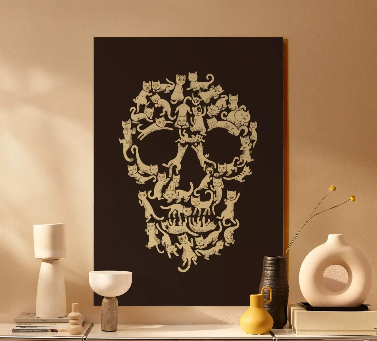 CatSkull plexiglass da Tobe Fonseca