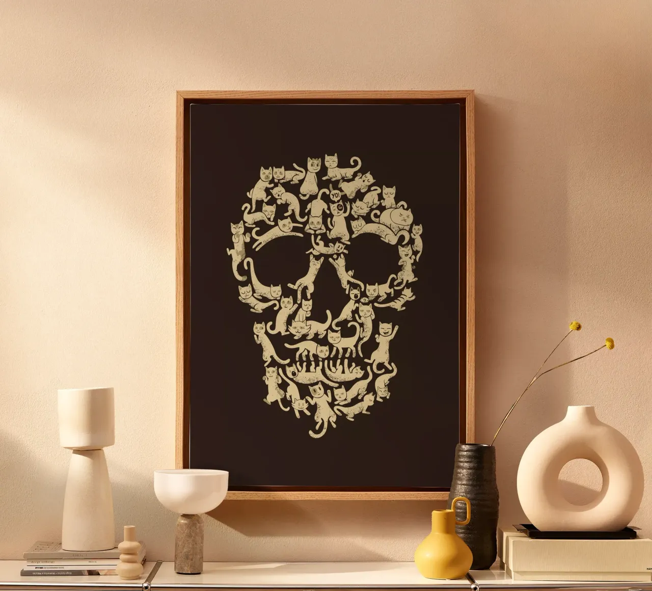 CatSkull canvas by Tobe Fonseca
