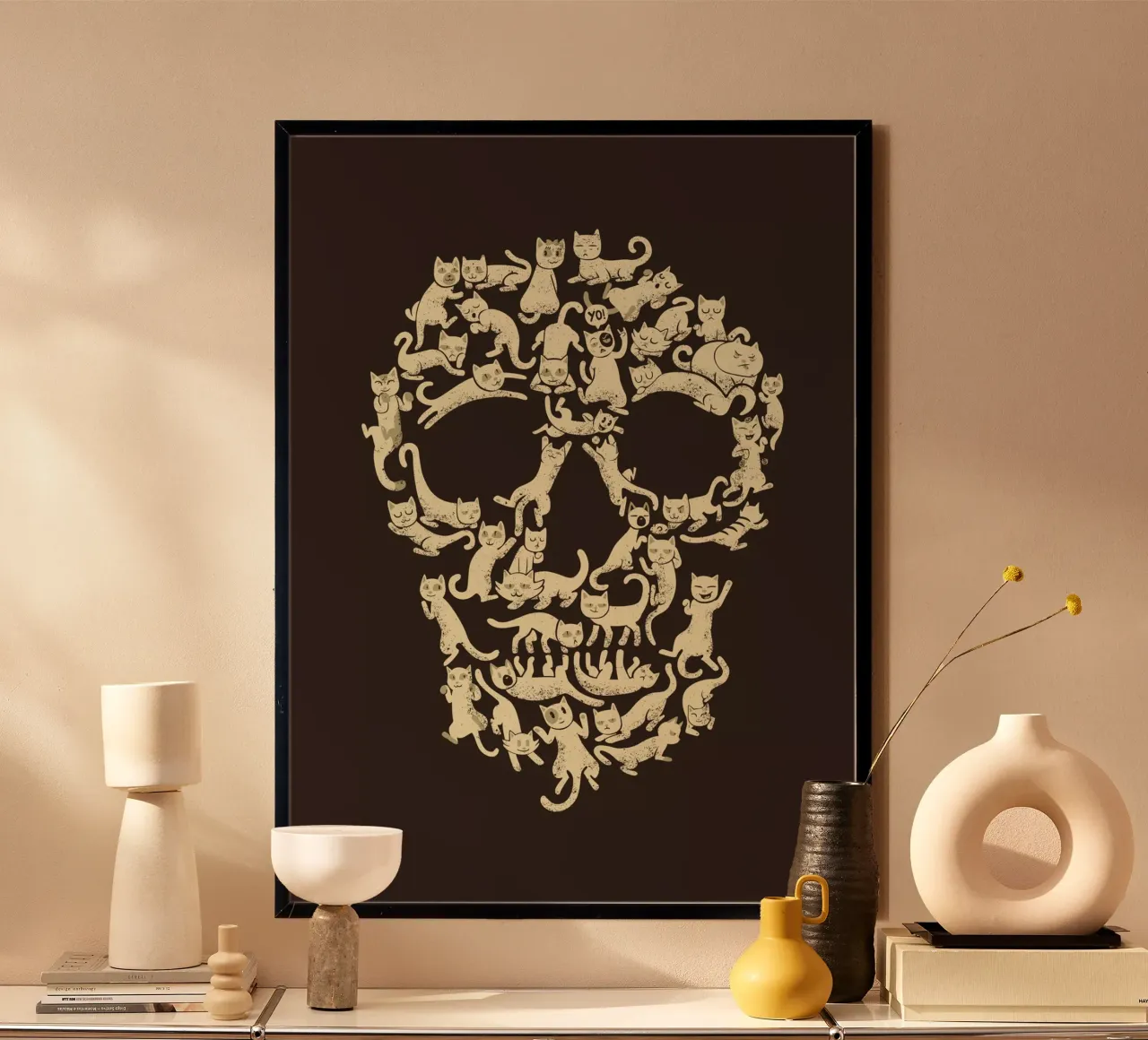 CatSkull carta hahnemühle da Tobe Fonseca
