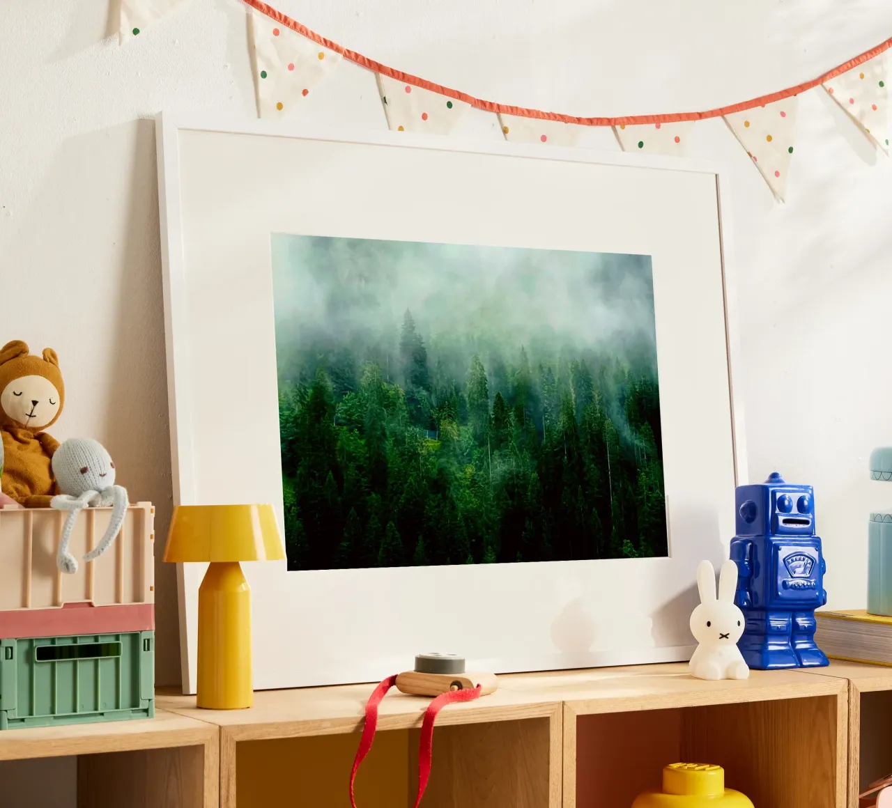 between trees Poster von blatt & stil - Naturmomente