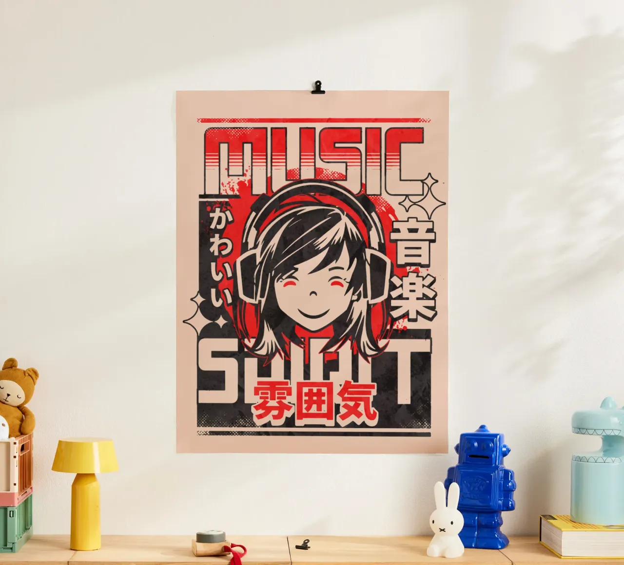 Musica Spirito Vibrazioni poster da Gunawan Rb