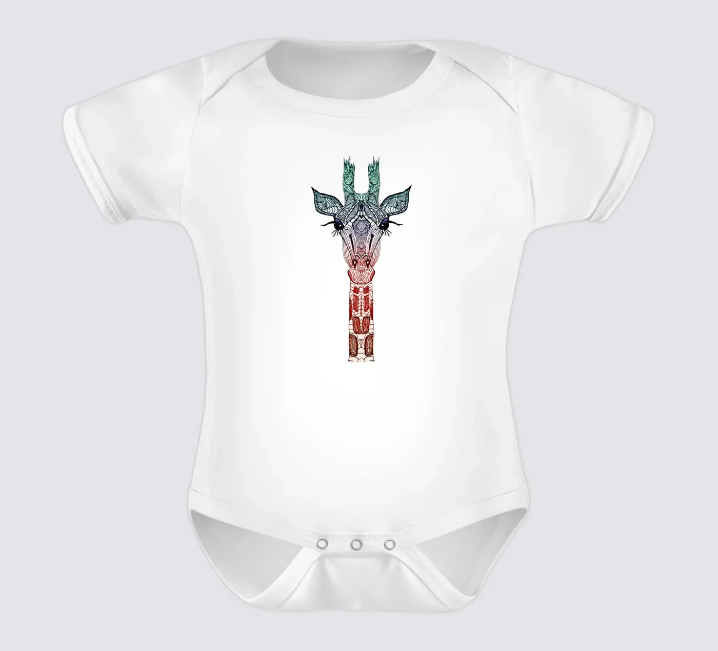 Giraffe body neonato maniche corte da Monika Strigel