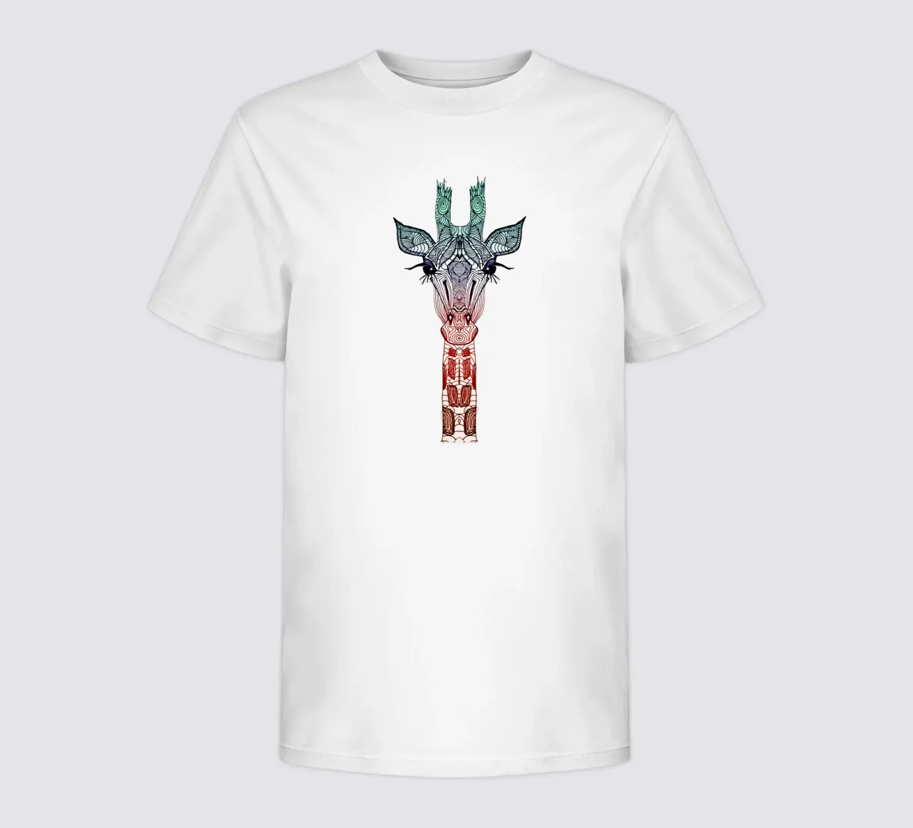 Giraffe t-shirt bambini da Monika Strigel