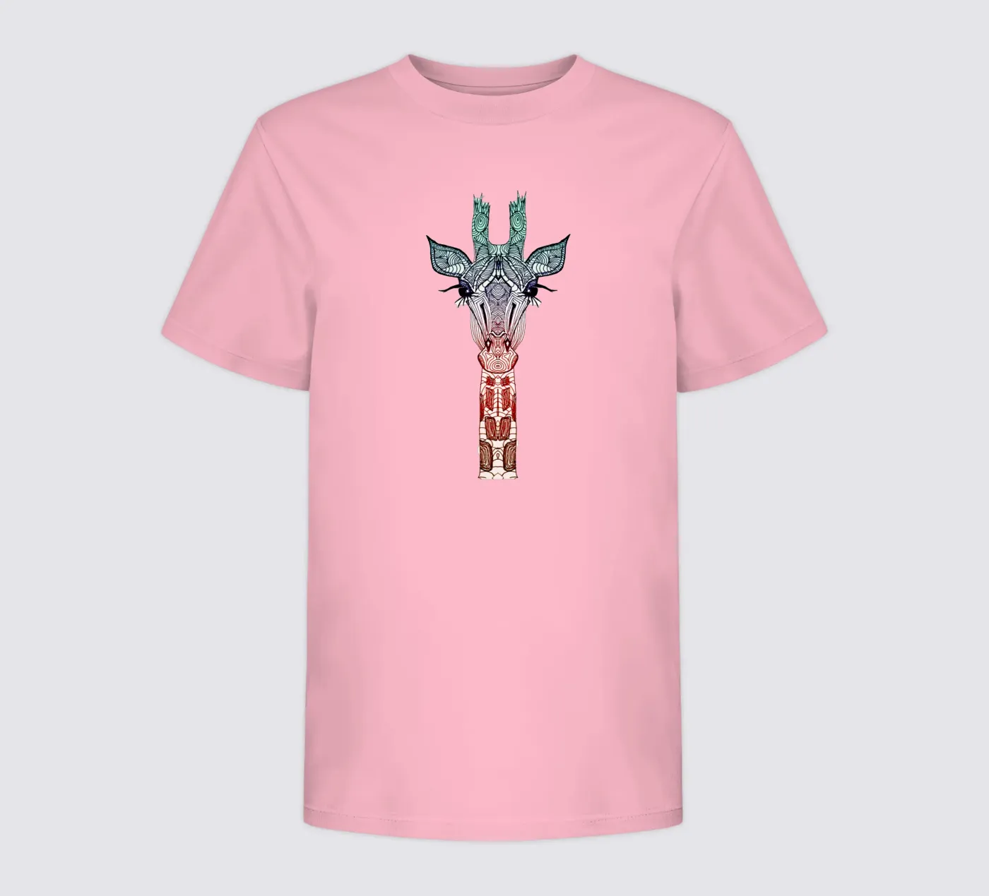 Giraffe kinder t-shirt van Monika Strigel