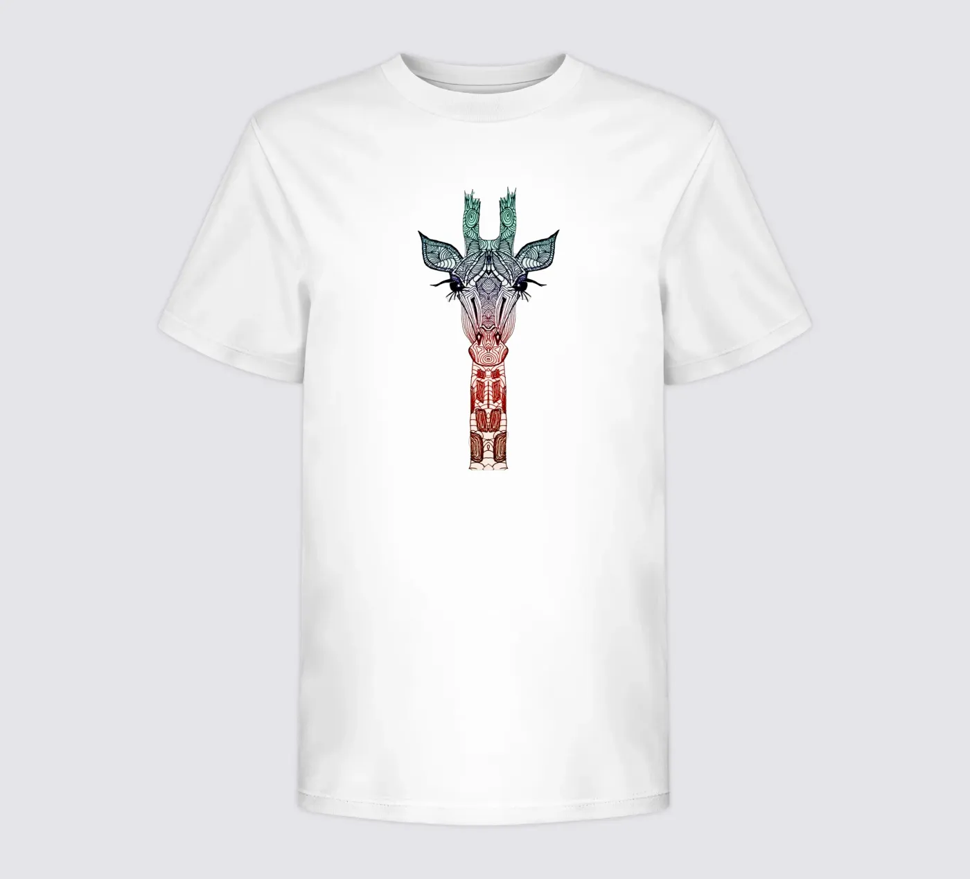 Giraffe kinder t-shirt van Monika Strigel