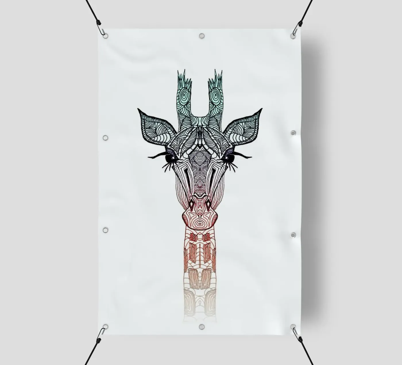 Giraffe telo in pvc da Monika Strigel