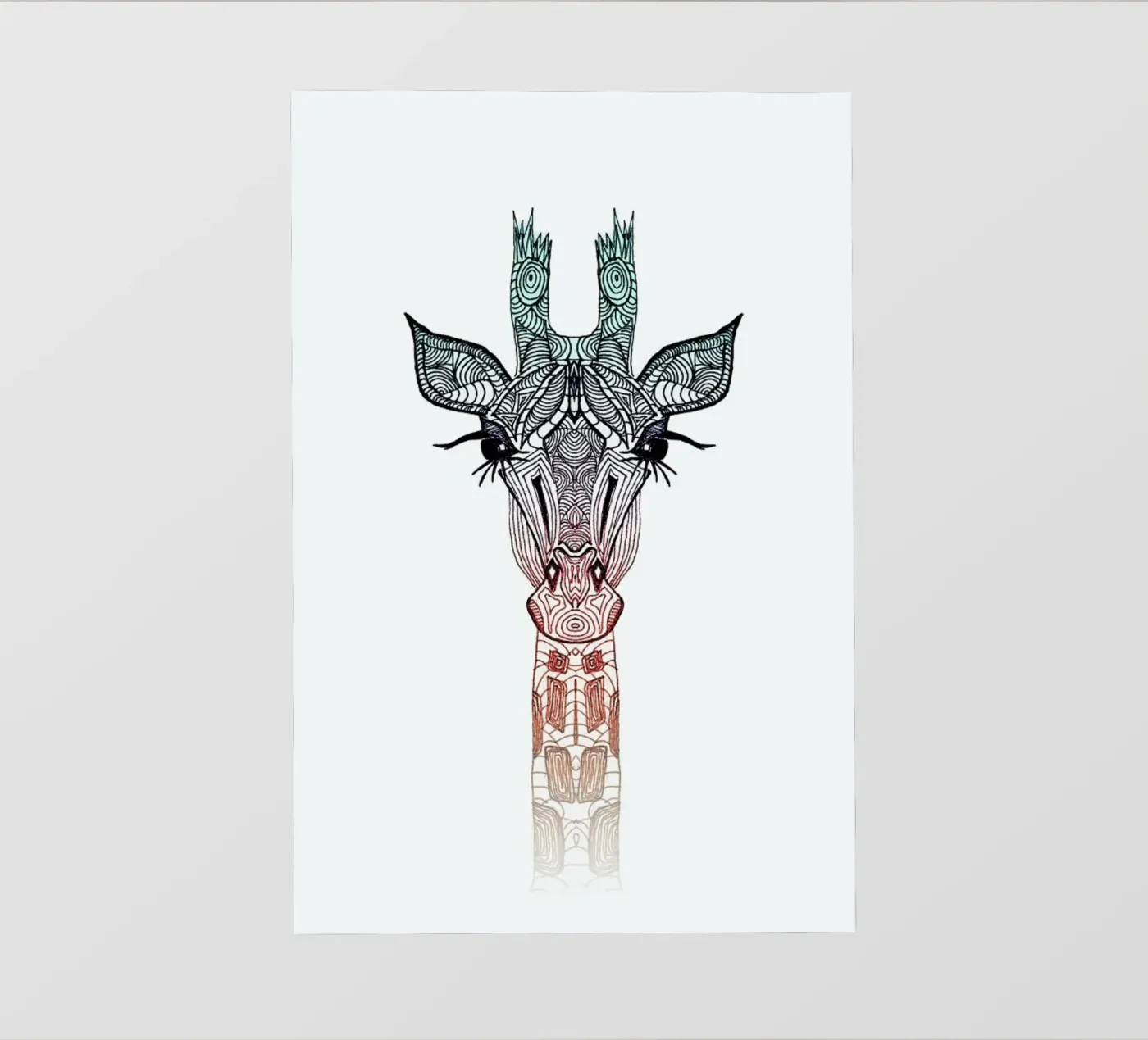 Giraffe telo in pvc da Monika Strigel