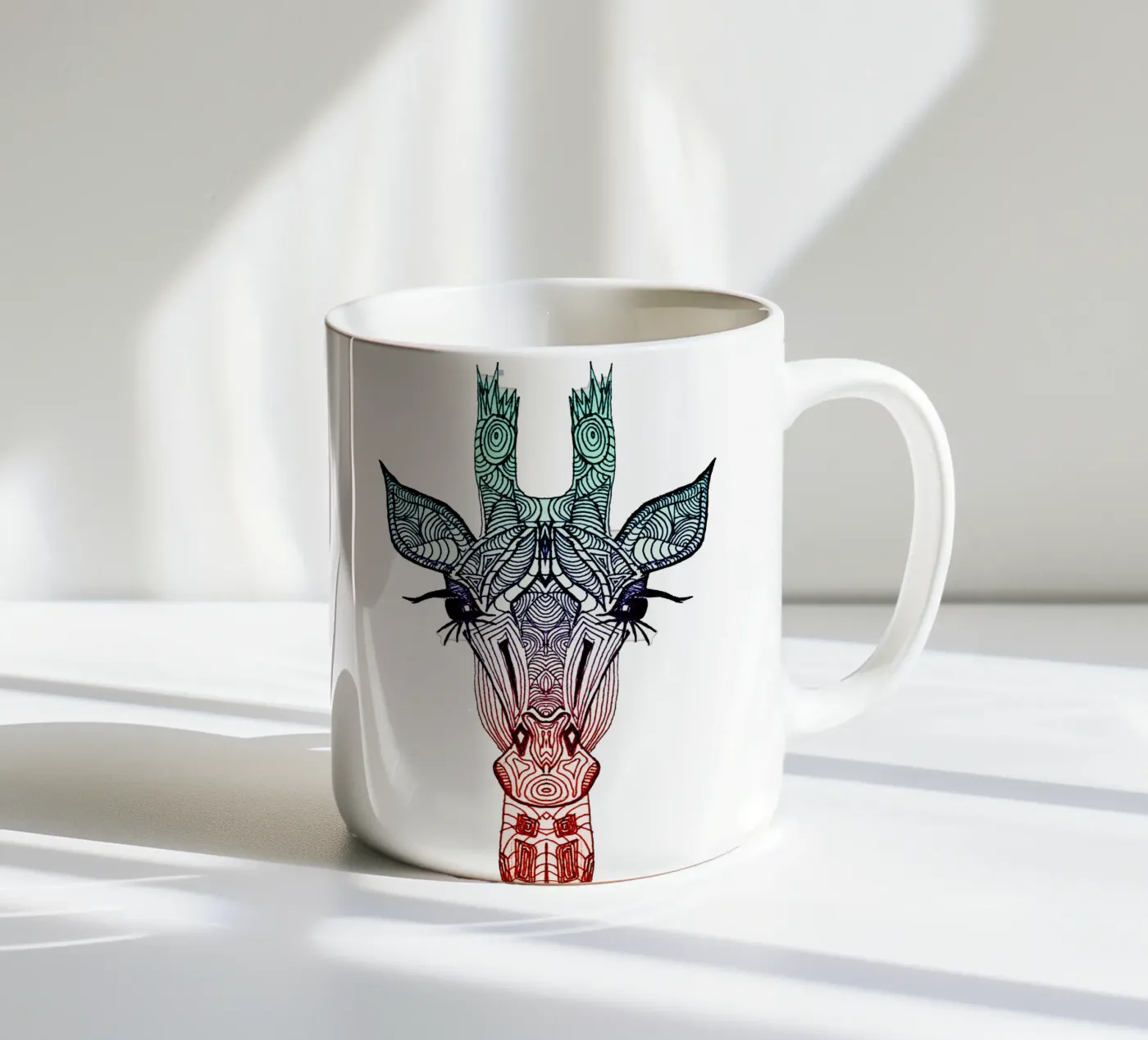 Giraffe mug en céramique de Monika Strigel
