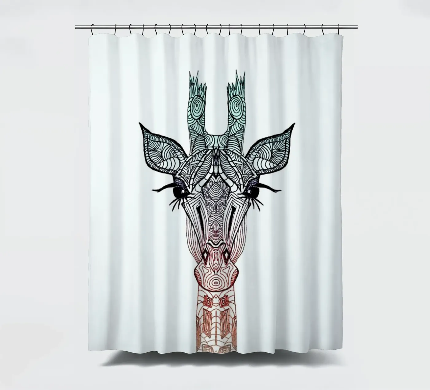 Giraffe Duschvorhang von Monika Strigel