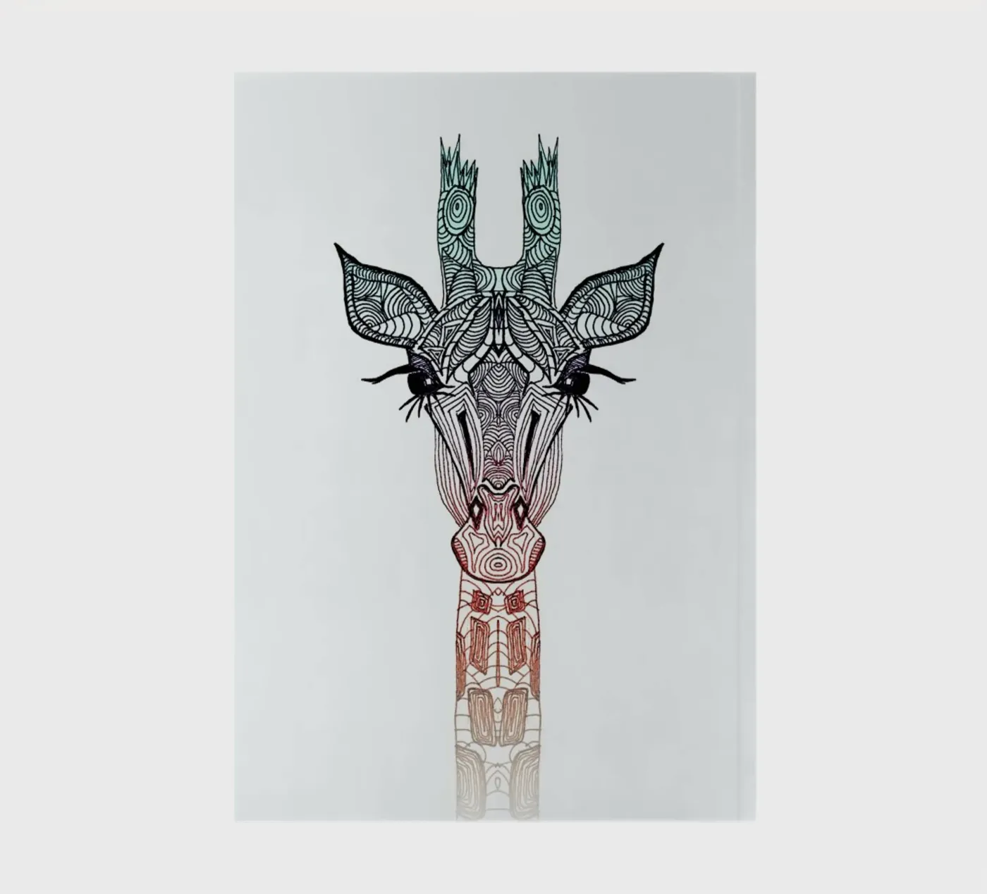 Giraffe notebook by Monika Strigel