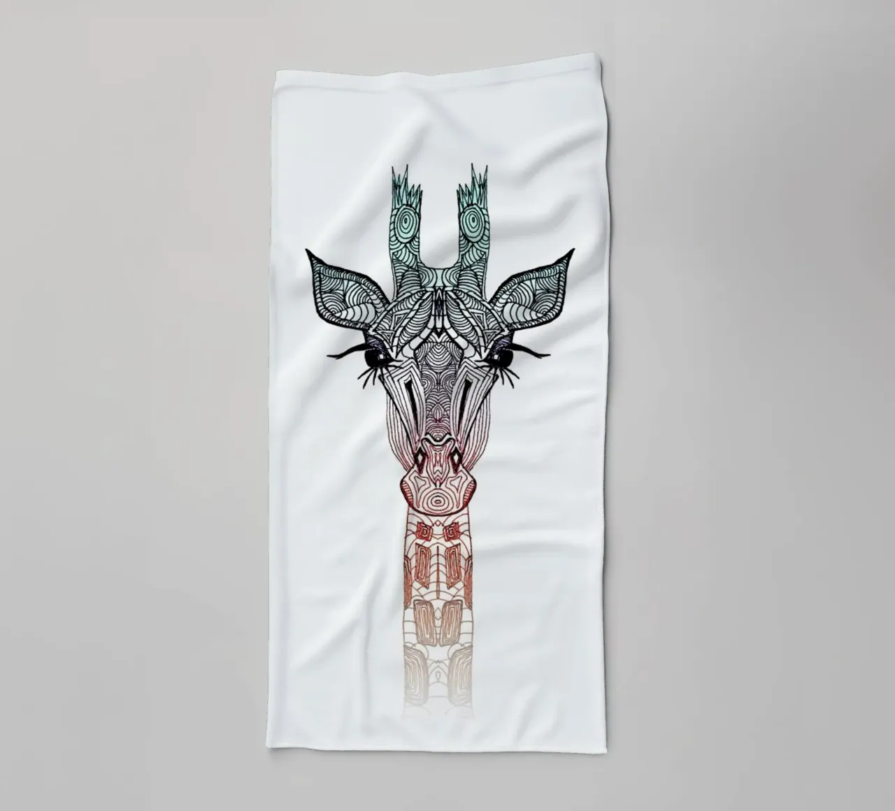 Giraffe Handtuch von Monika Strigel