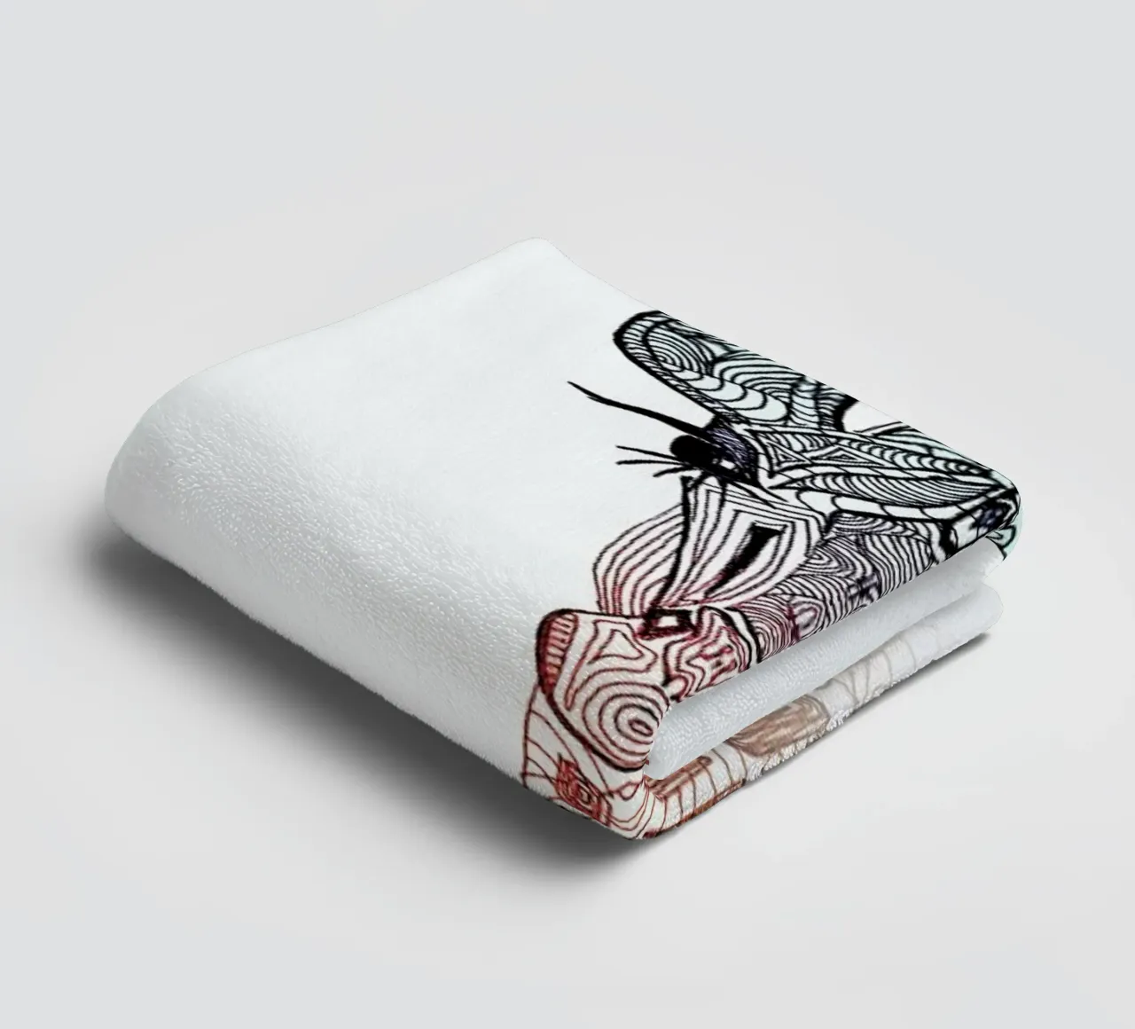 Giraffe Handtuch von Monika Strigel