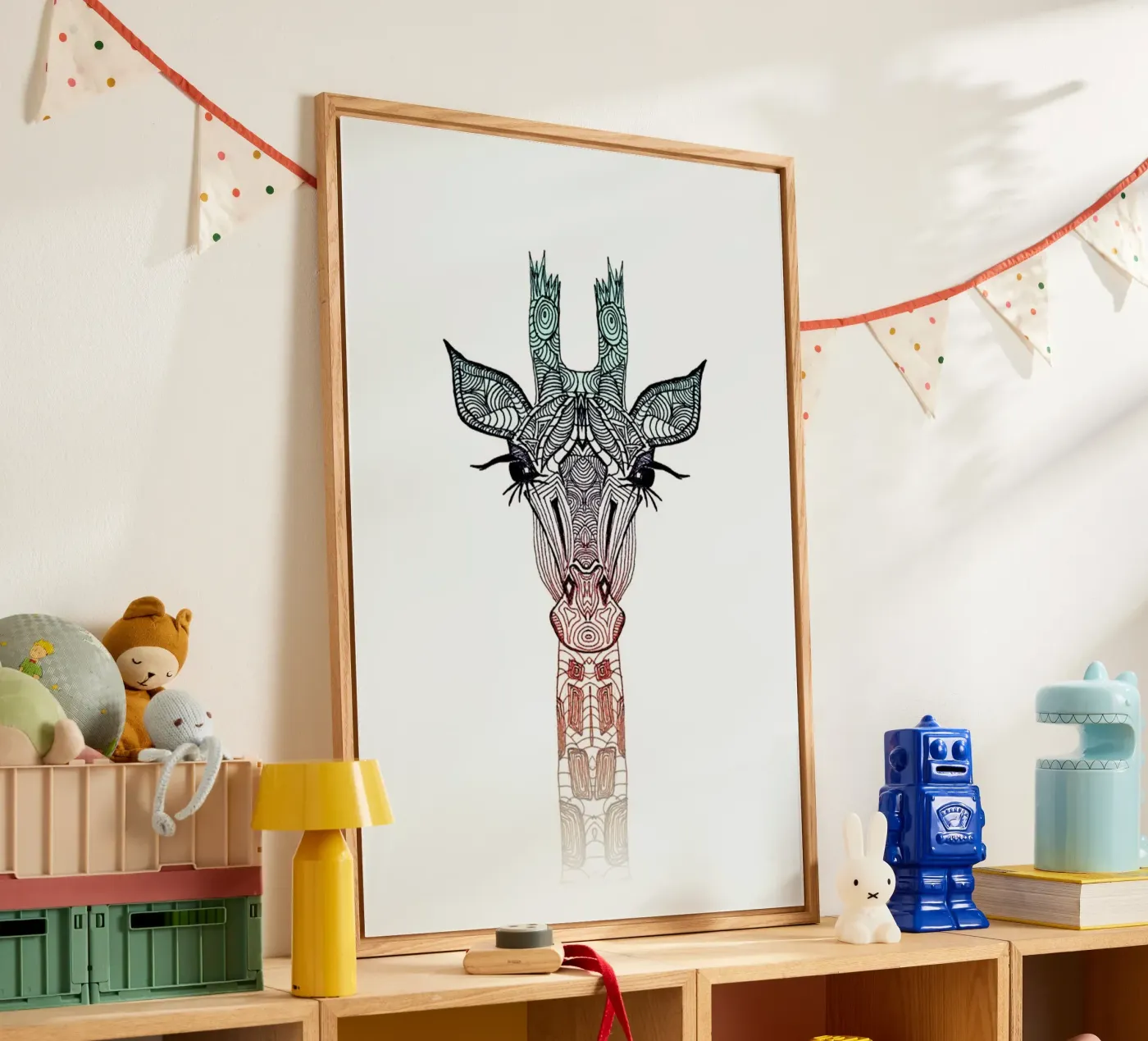 Giraffe plexiglass da Monika Strigel