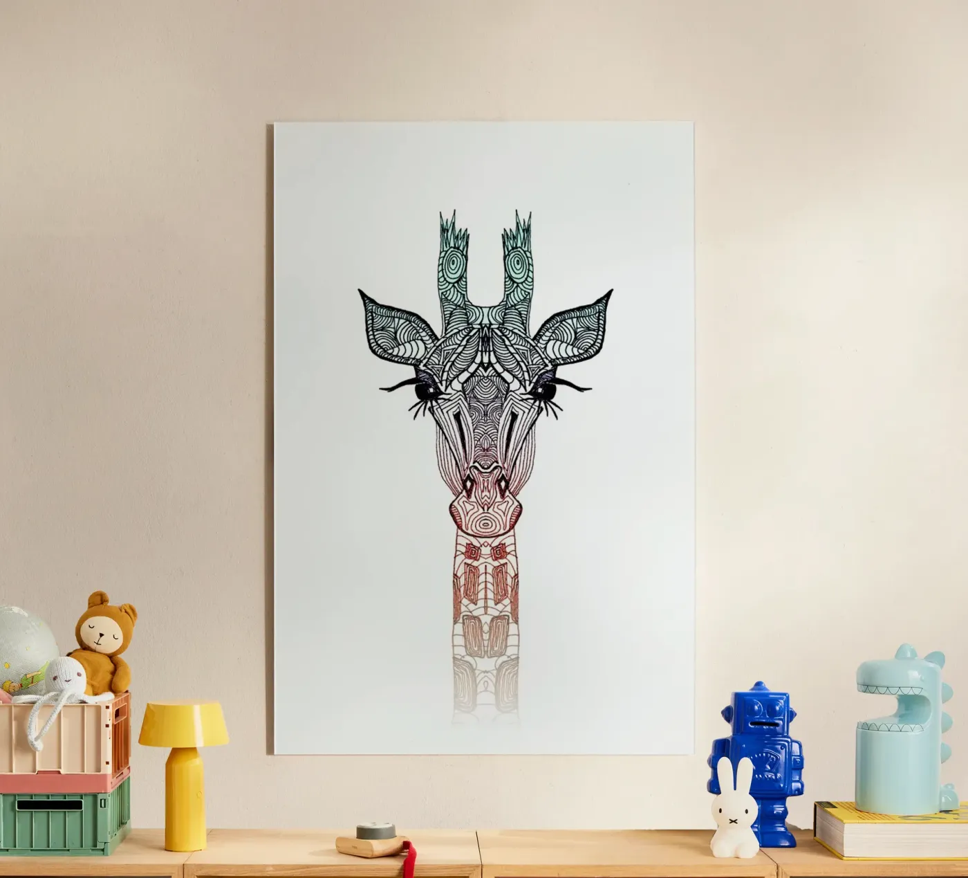 Giraffe plexiglass da Monika Strigel