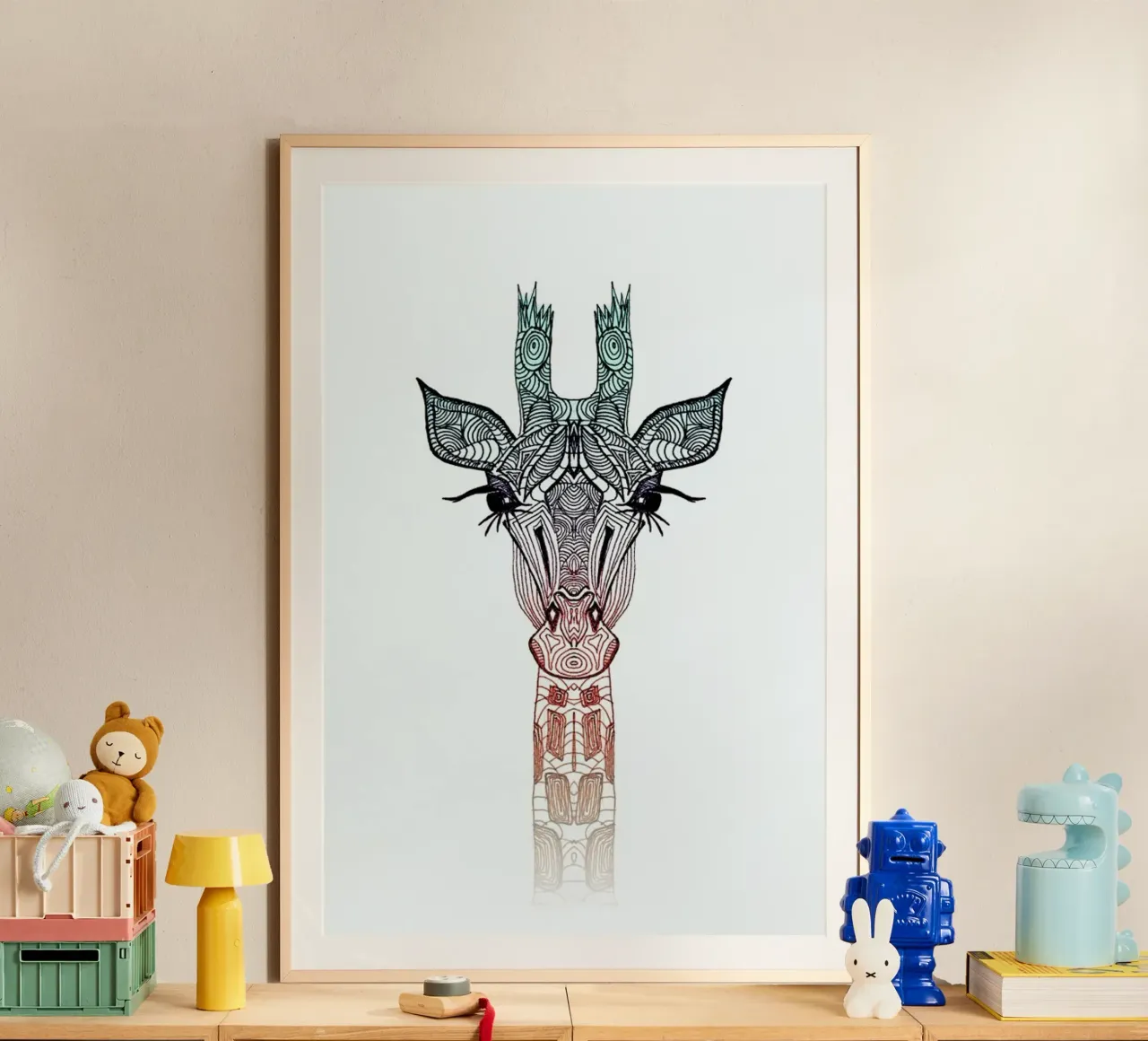 Giraffe poster da Monika Strigel
