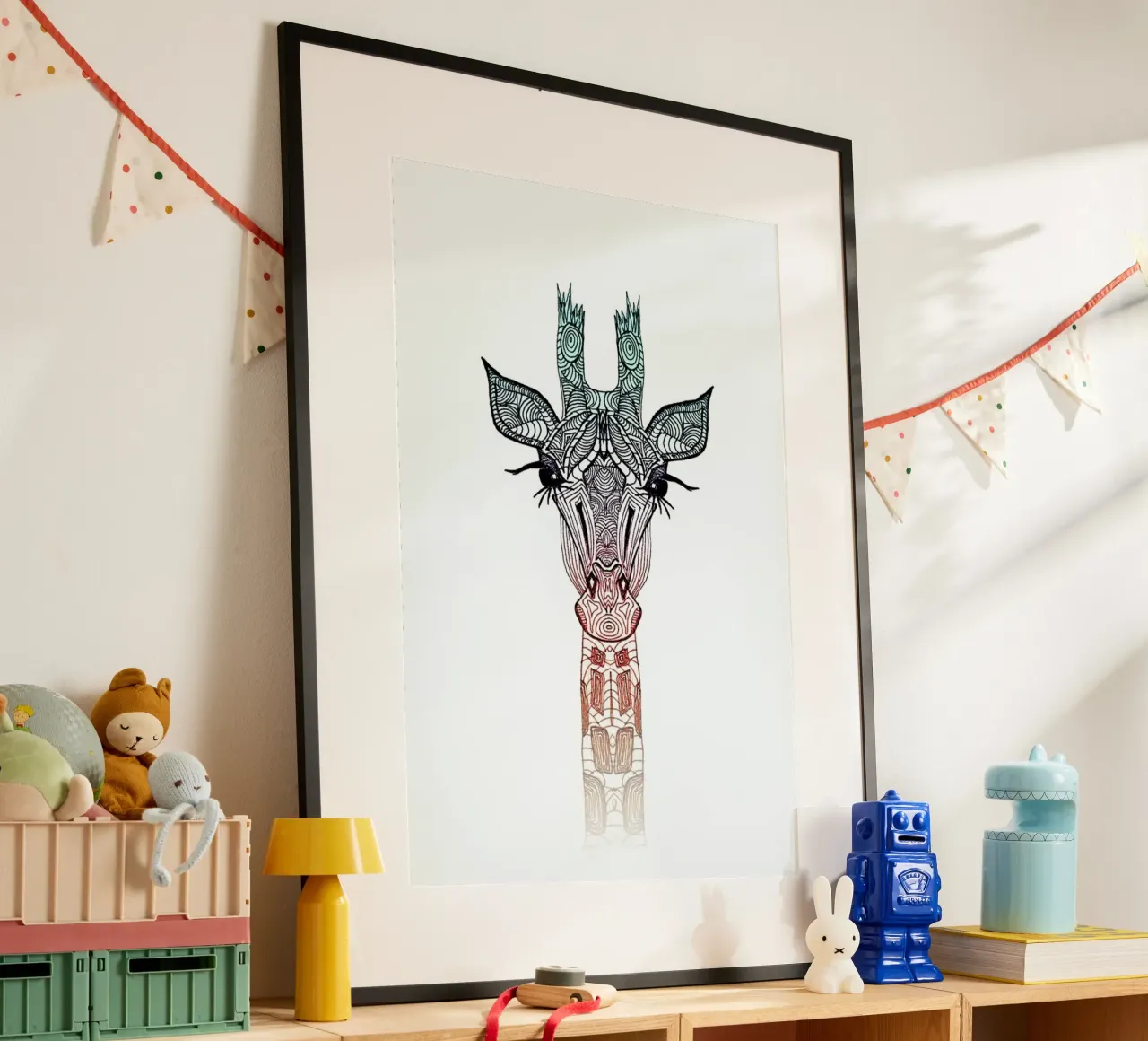 Giraffe carta hahnemühle da Monika Strigel