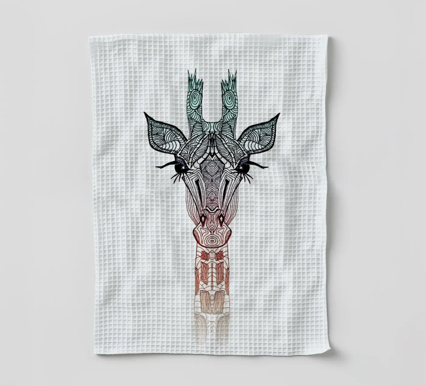 Giraffe Geschirrtuch von Monika Strigel