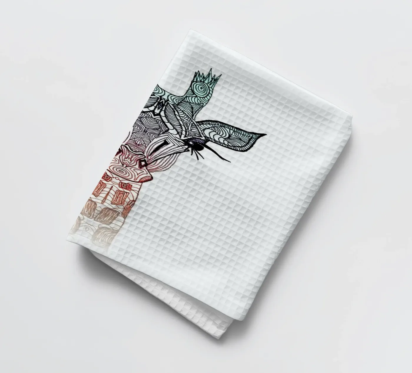 Giraffe Geschirrtuch von Monika Strigel