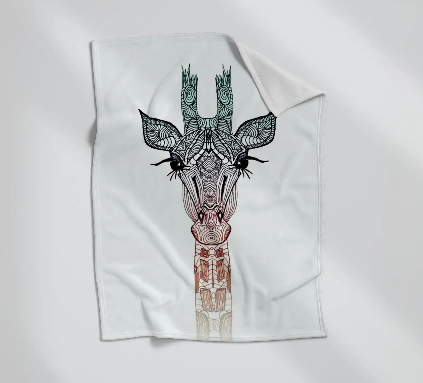 Giraffe coperta in pile da Monika Strigel