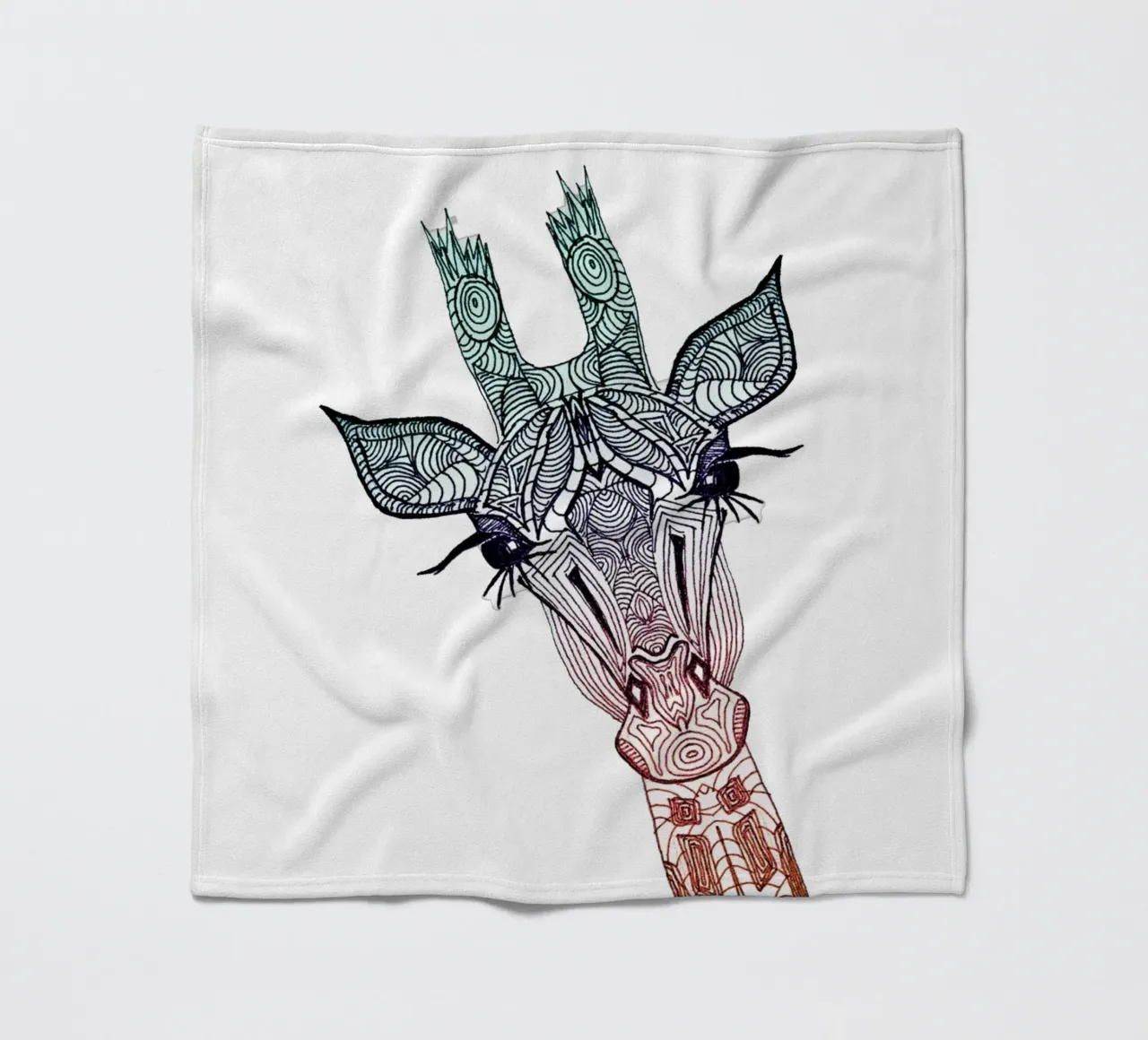 Giraffe Fleecedecke von Monika Strigel