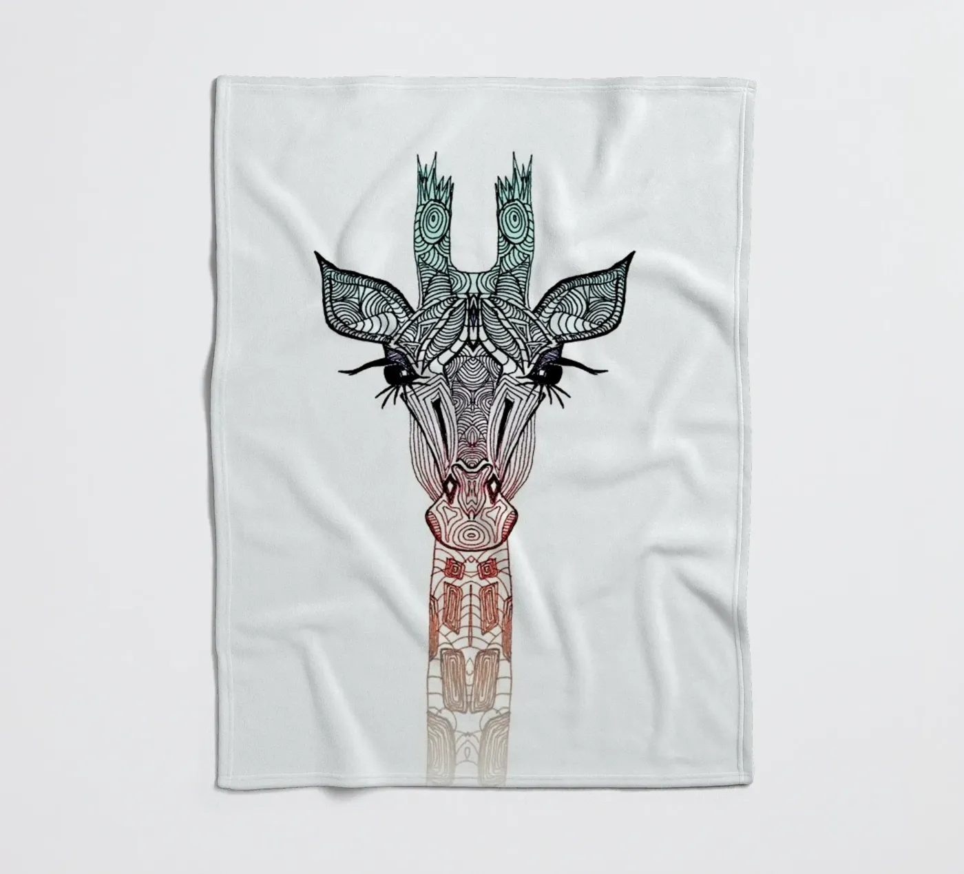 Giraffe coperta in pile da Monika Strigel