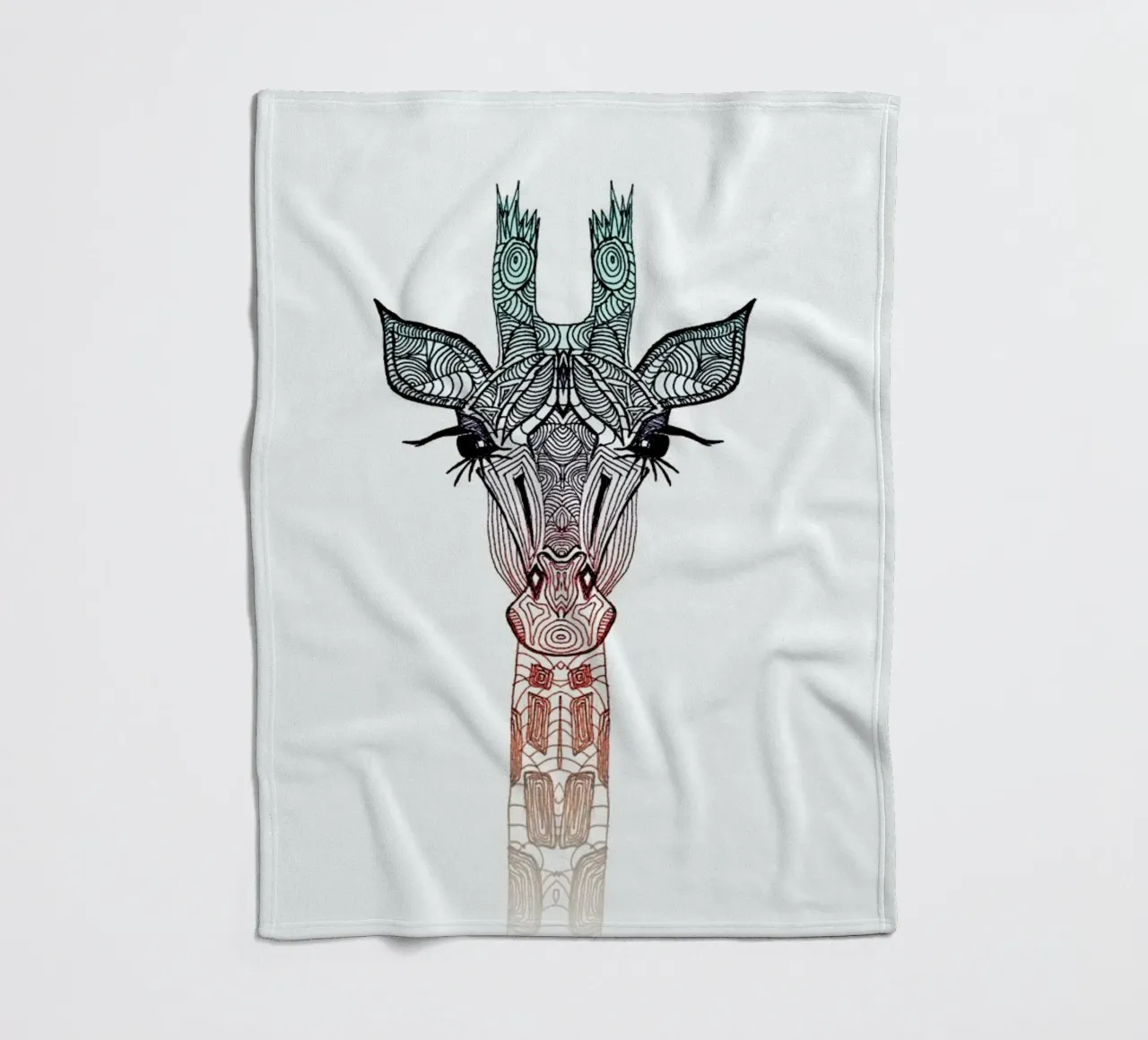 Giraffe Fleecedecke von Monika Strigel