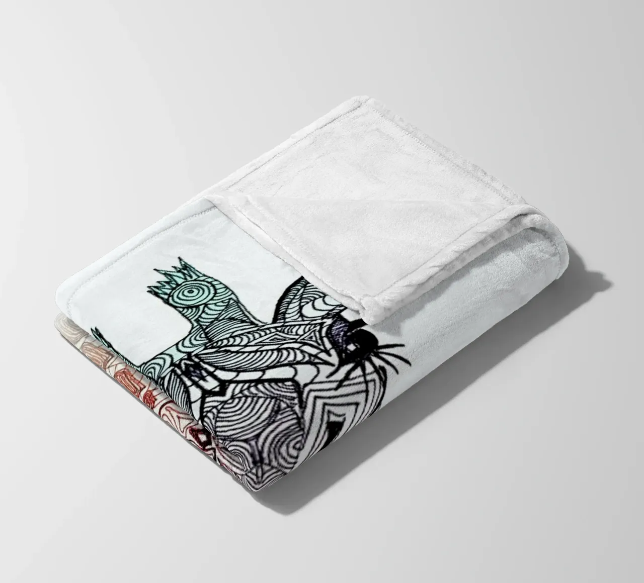 Giraffe Fleecedecke von Monika Strigel