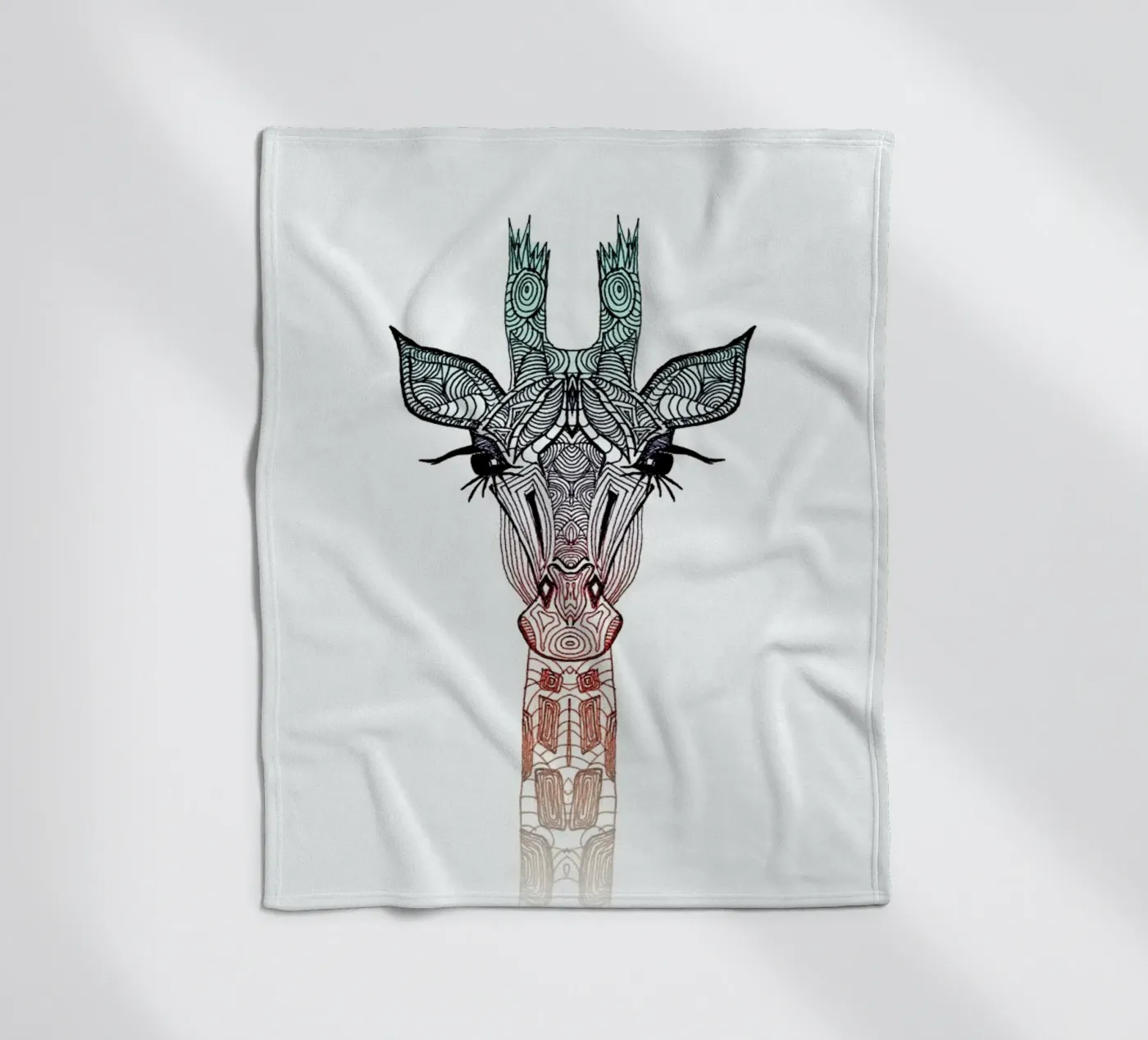 Giraffe coperta in pile da Monika Strigel